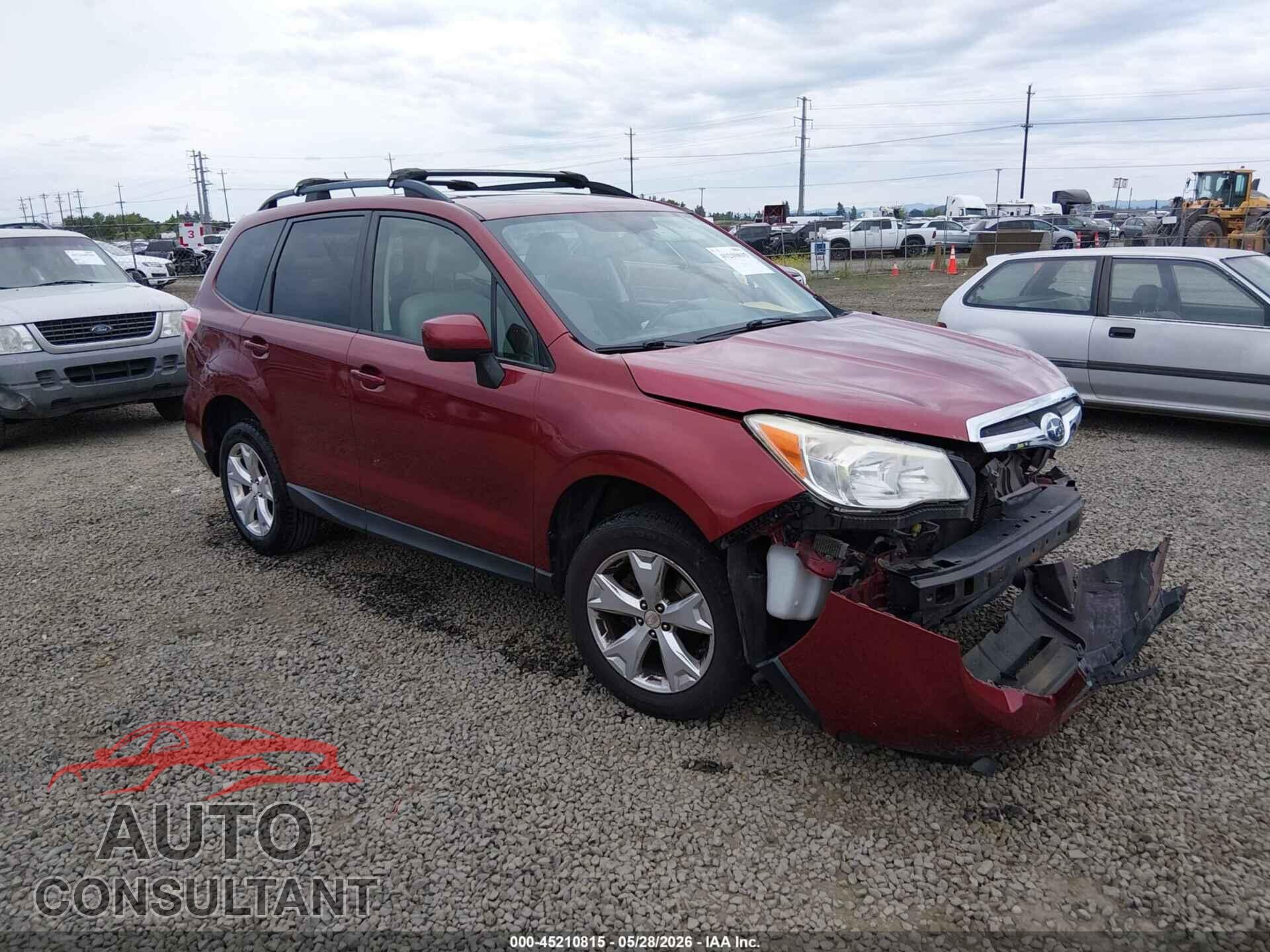 SUBARU FORESTER 2014 - JF2SJADC3EH459582