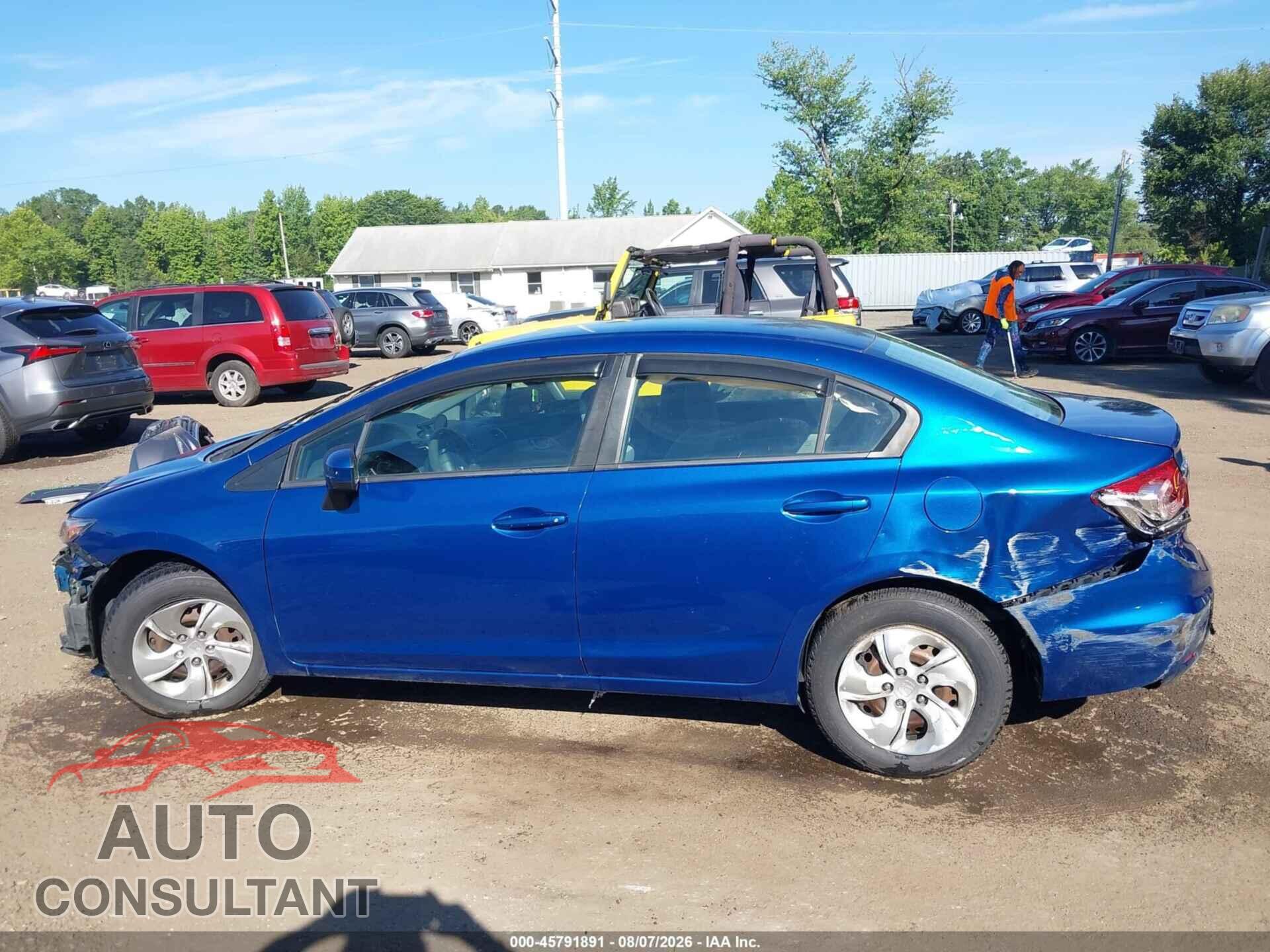 HONDA CIVIC 2014 - 19XFB2F5XEE212714