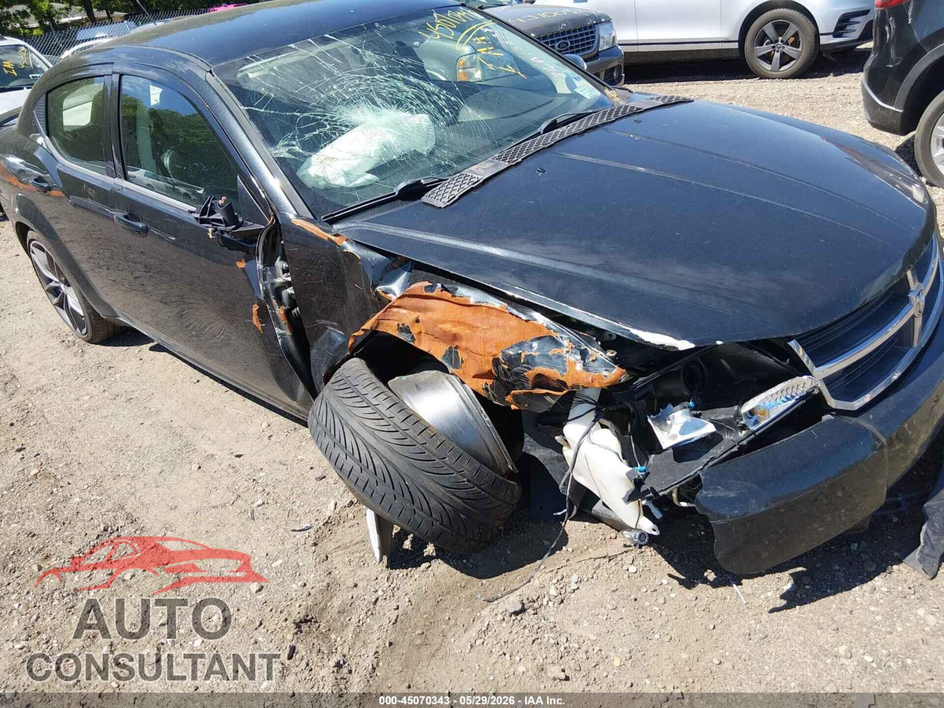 DODGE AVENGER 2010 - 1B3CC5FB8AN179730