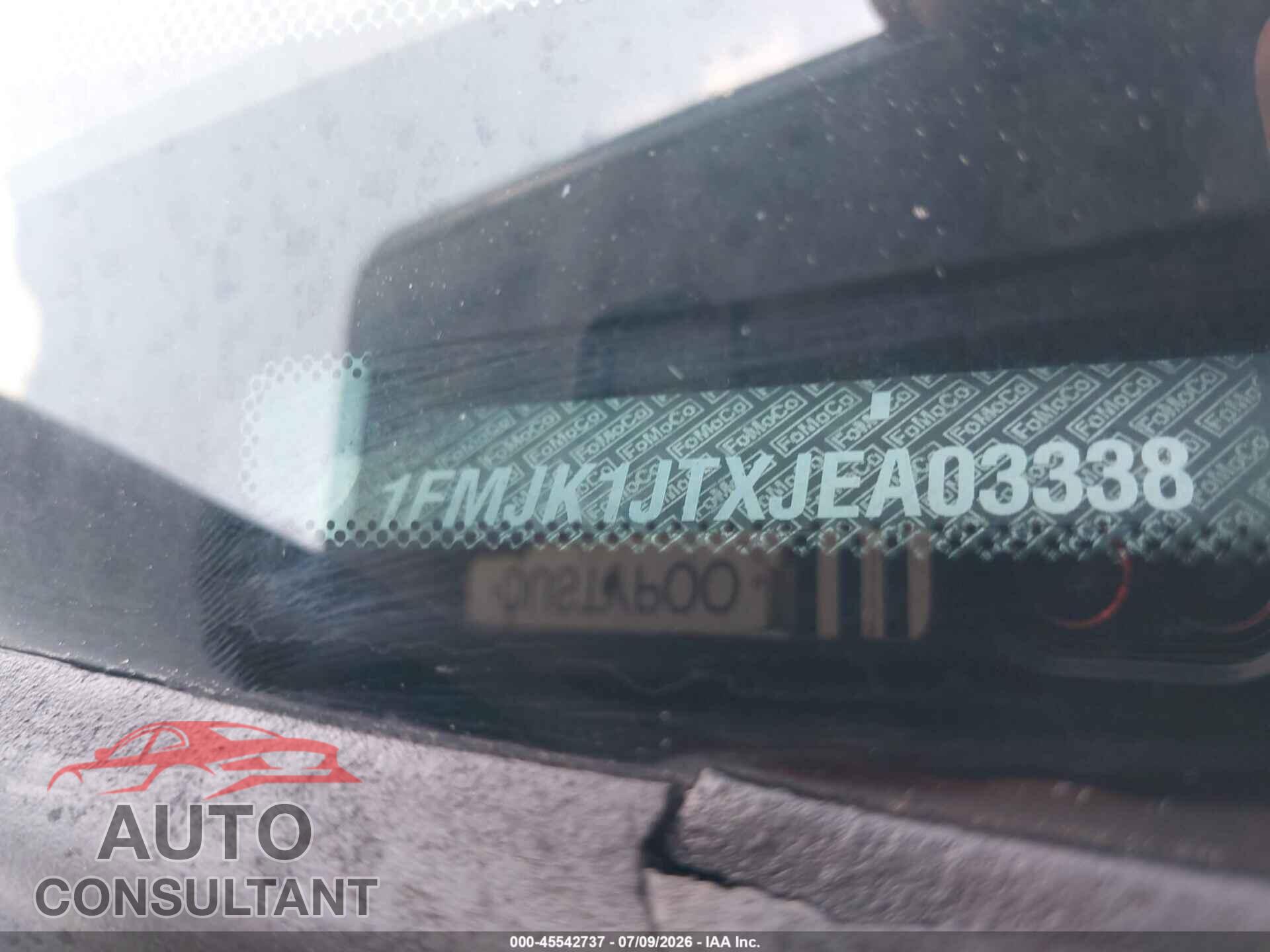 FORD EXPEDITION MAX 2018 - 1FMJK1JTXJEA03338