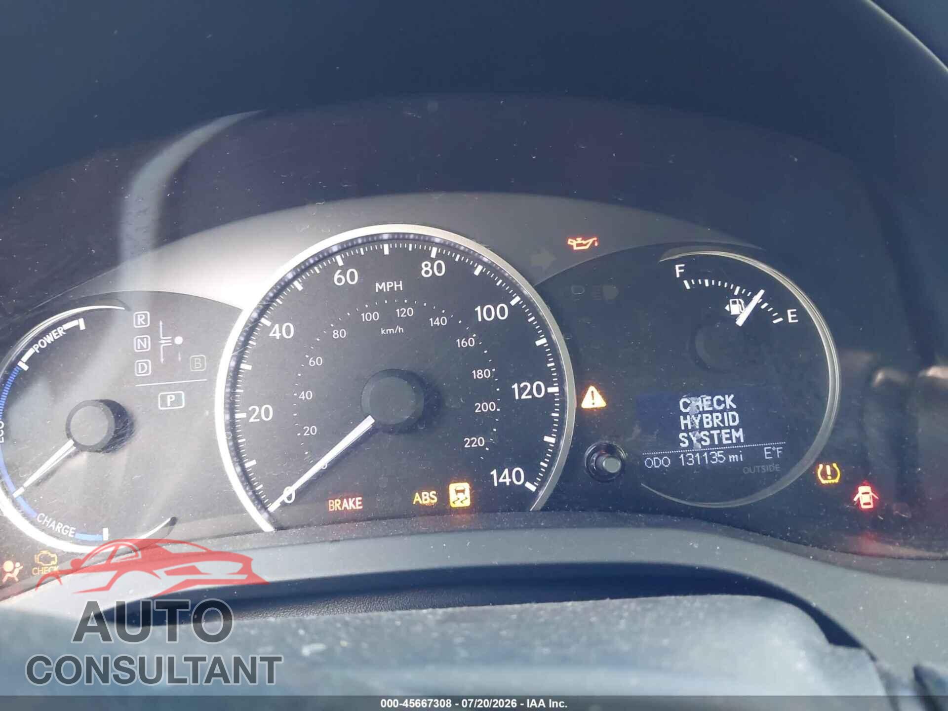 LEXUS CT 200H 2014 - JTHKD5BH4E2206557