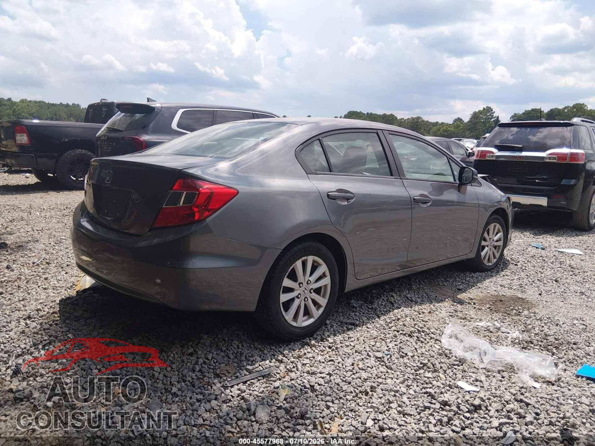 HONDA CIVIC 2012 - 19XFB2F85CE089721