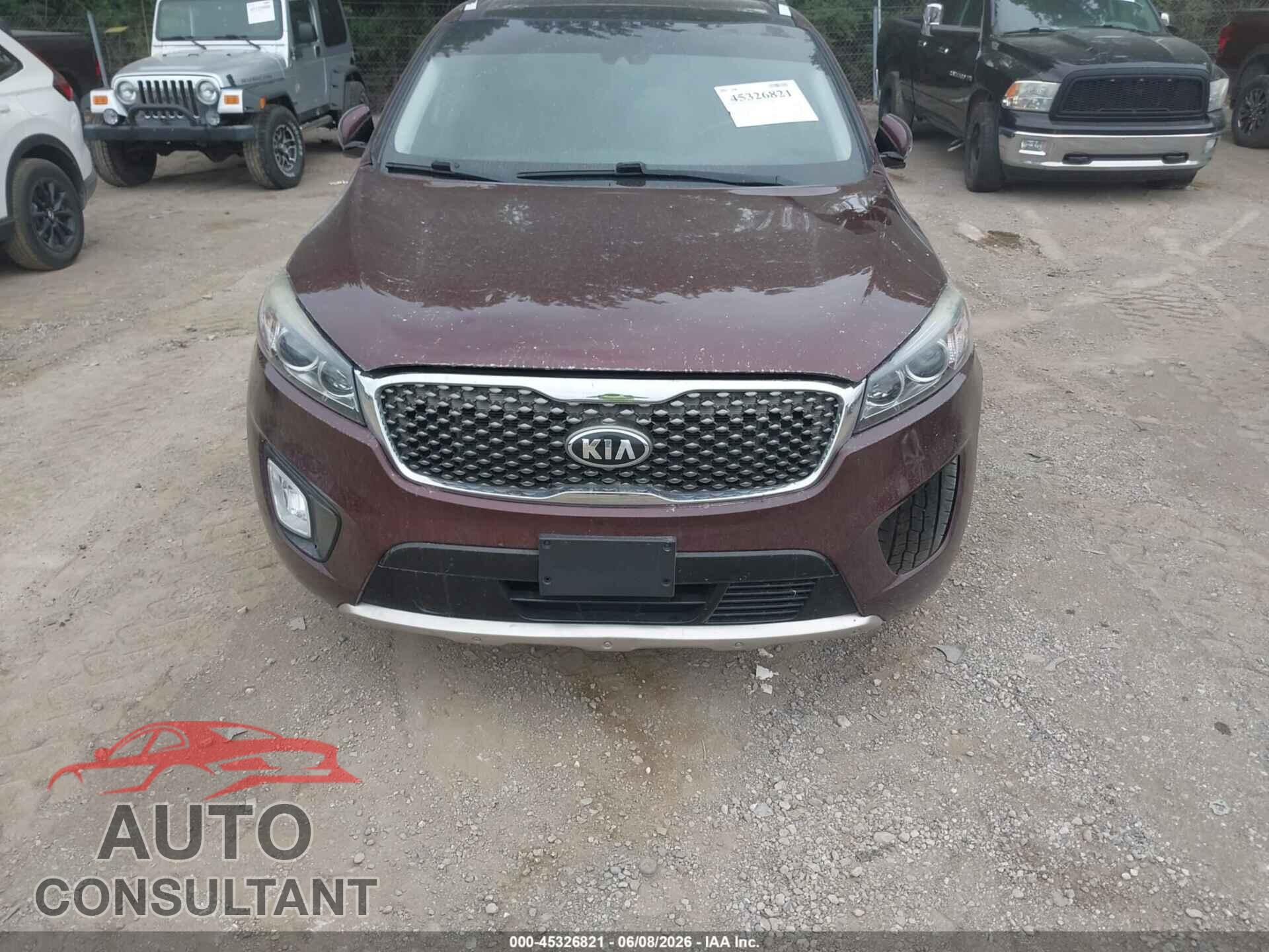 KIA SORENTO 2017 - 5XYPKDA57HG298529