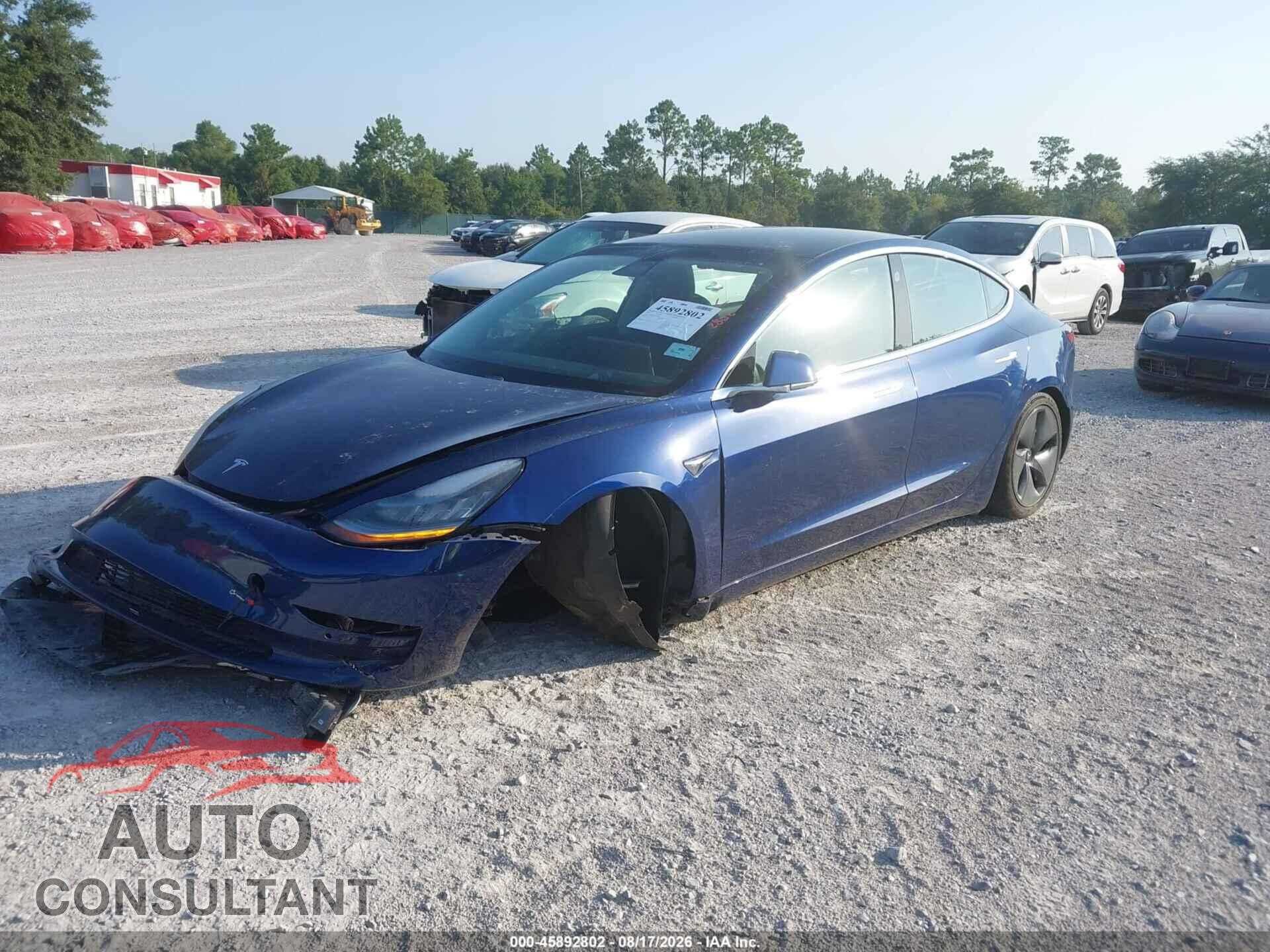TESLA MODEL 3 2019 - 5YJ3E1EA0KF435465