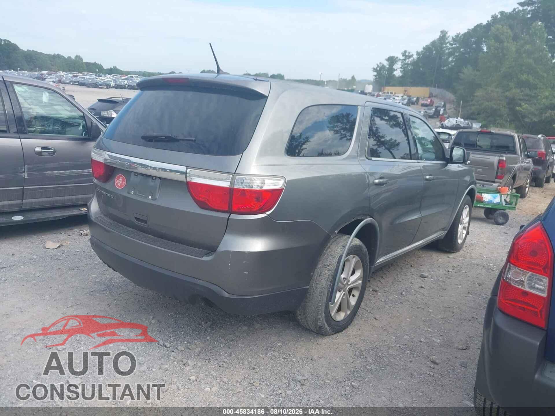 DODGE DURANGO 2011 - 1D4RE2GG2BC712487