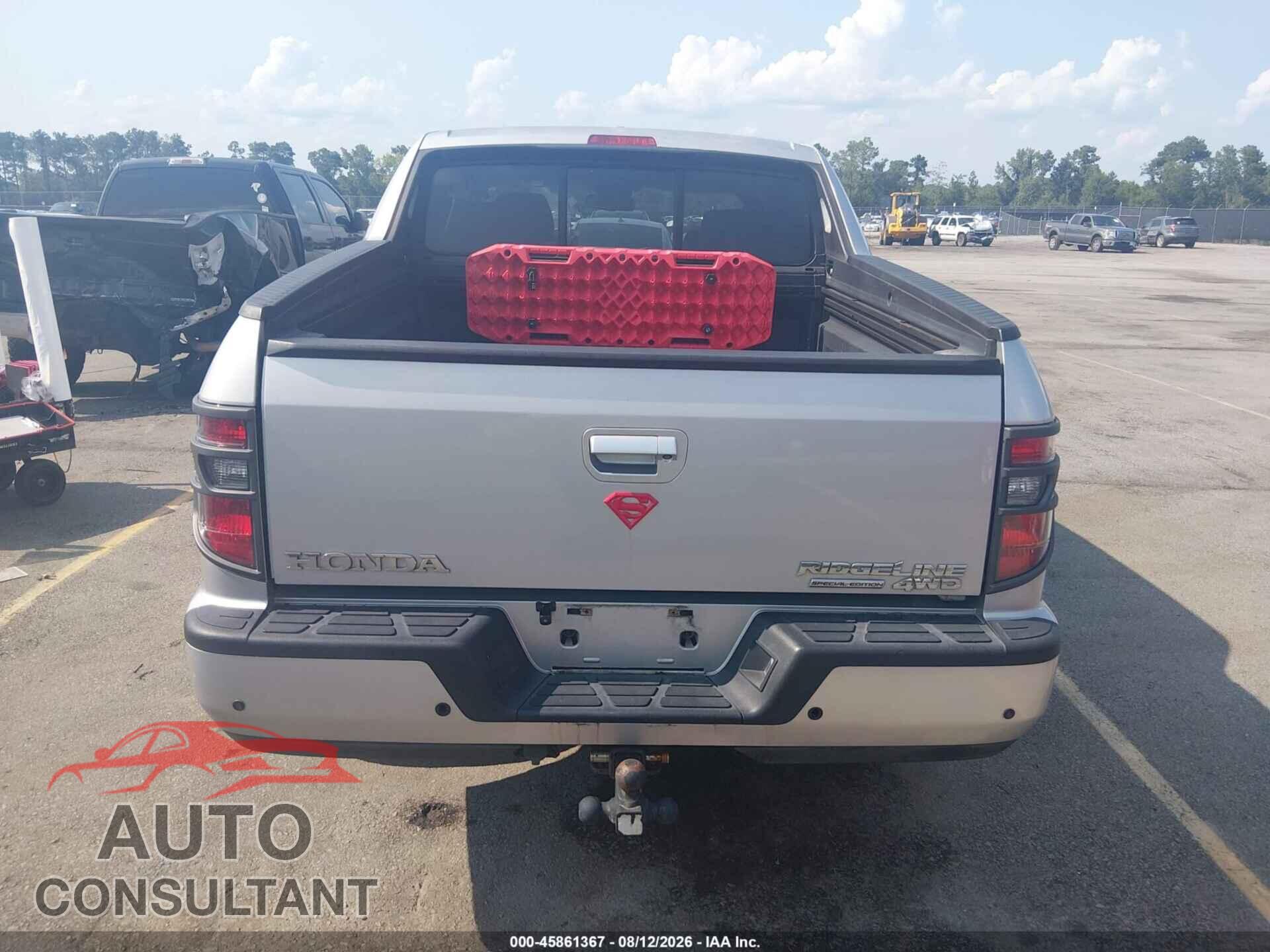 HONDA RIDGELINE 2014 - 5FPYK1F66EB009476