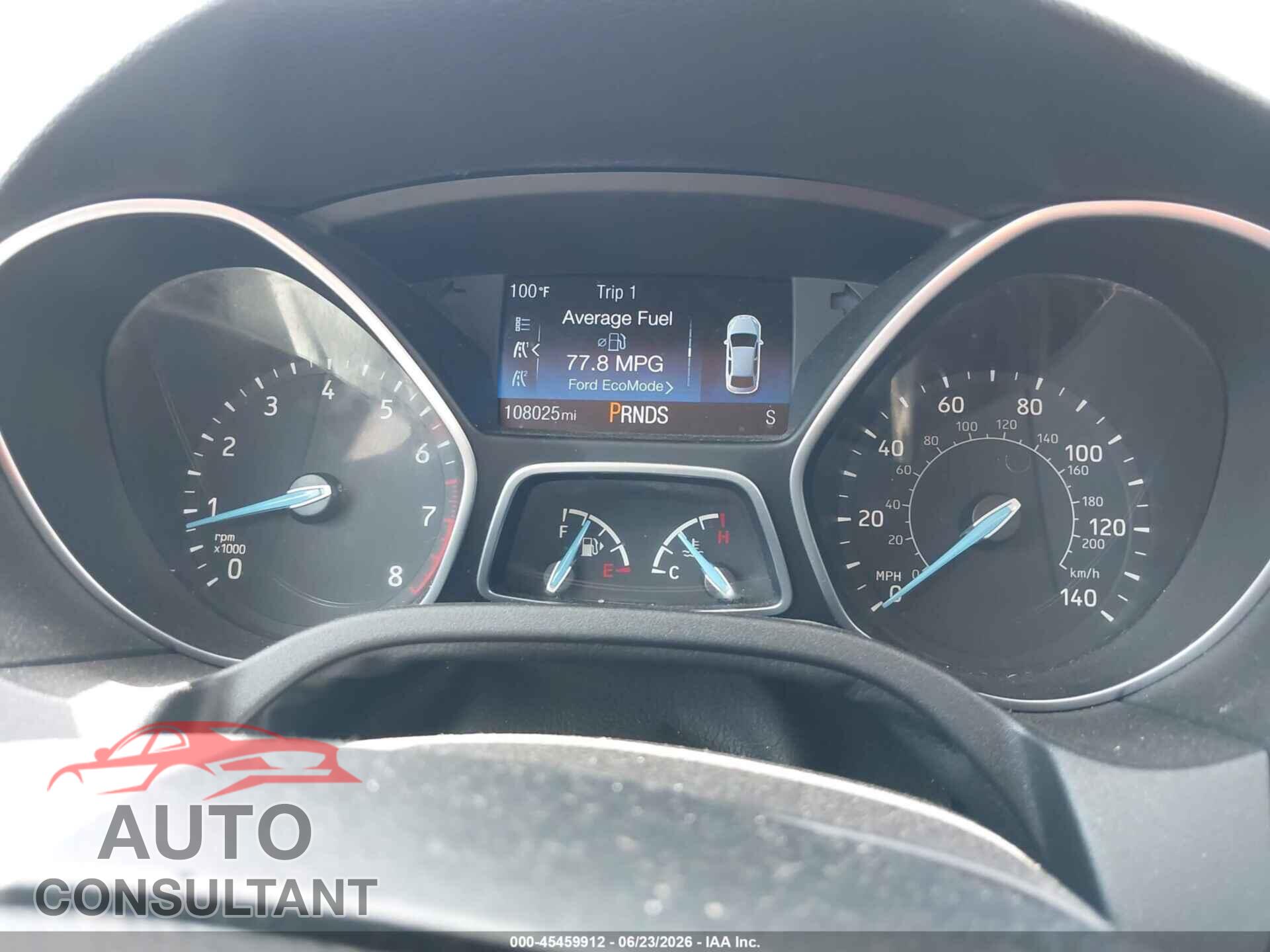 FORD FOCUS 2016 - 1FADP3F25GL215895