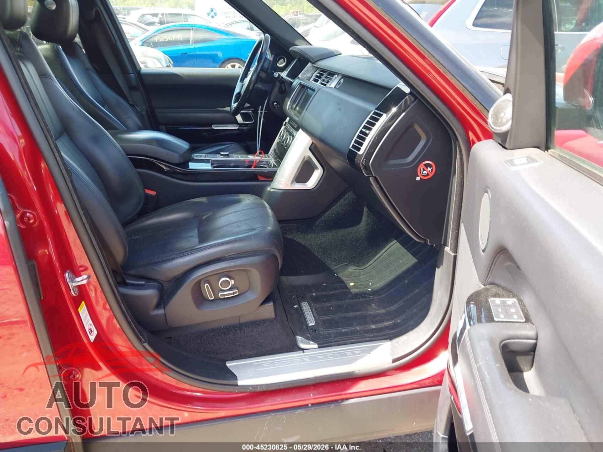 LAND ROVER RANGE ROVER 2016 - SALGS2PF0GA310158