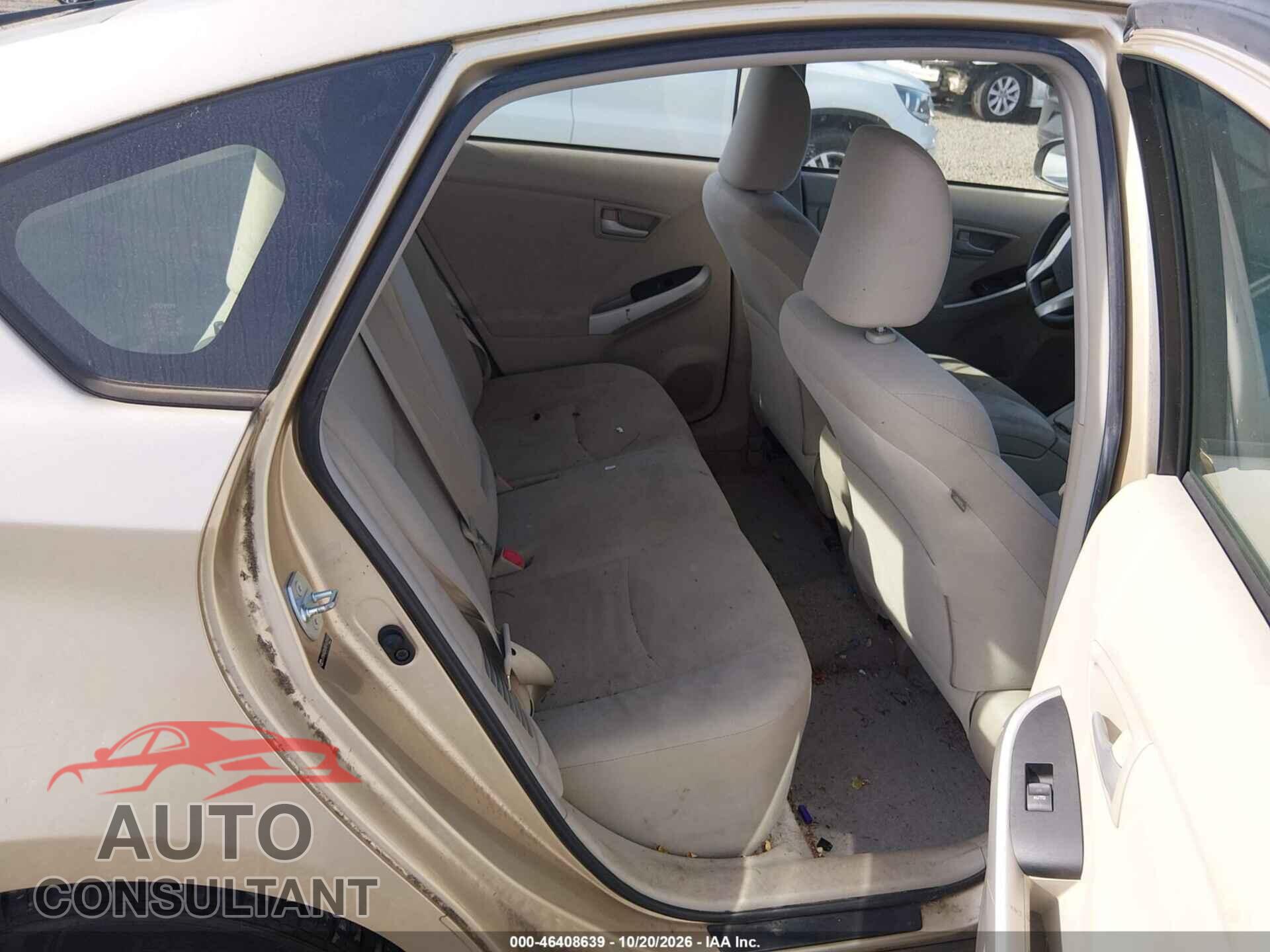 TOYOTA PRIUS 2011 - JTDKN3DU8B1476941