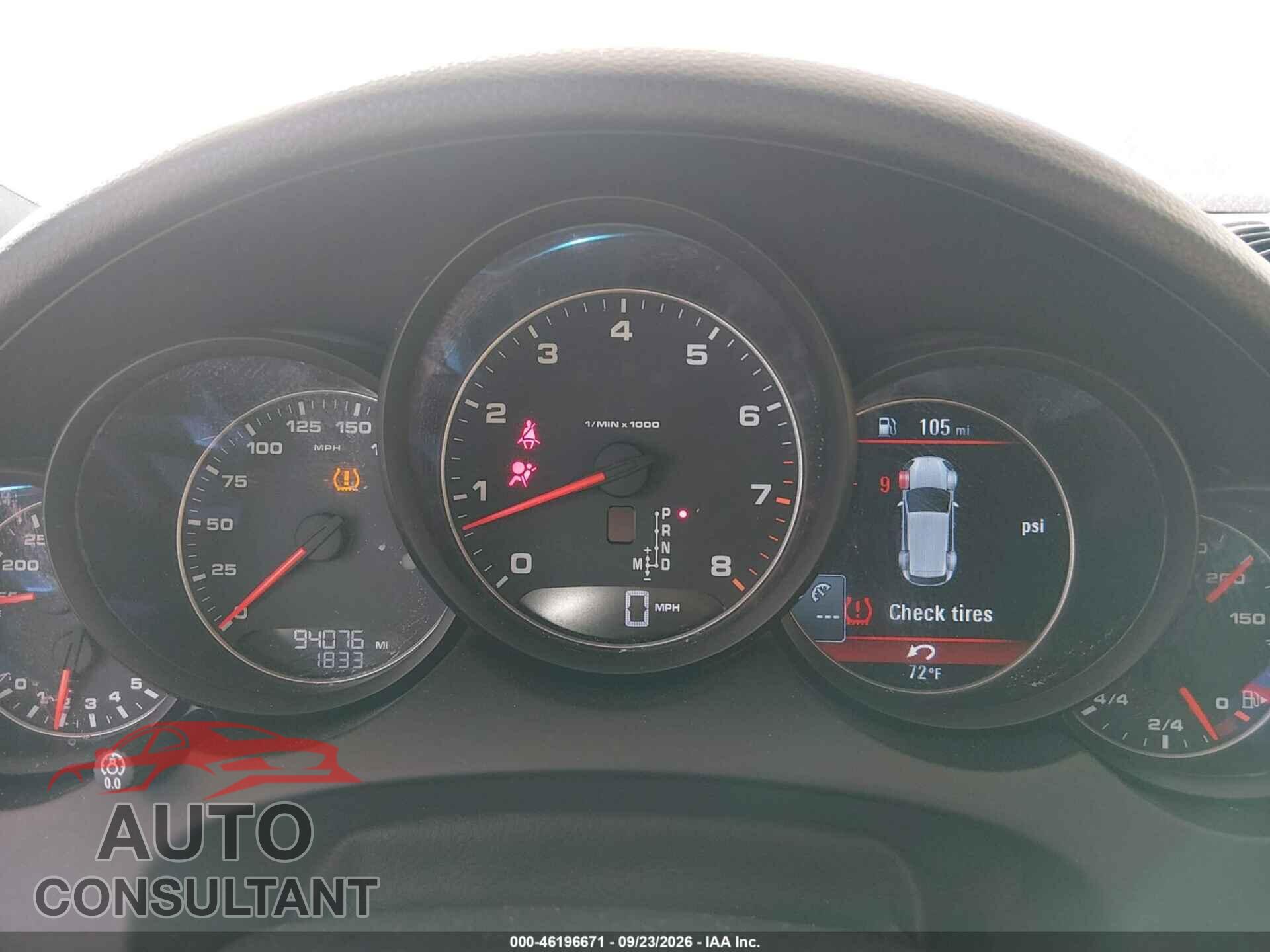 PORSCHE CAYENNE 2016 - WP1AA2A29GLA06299