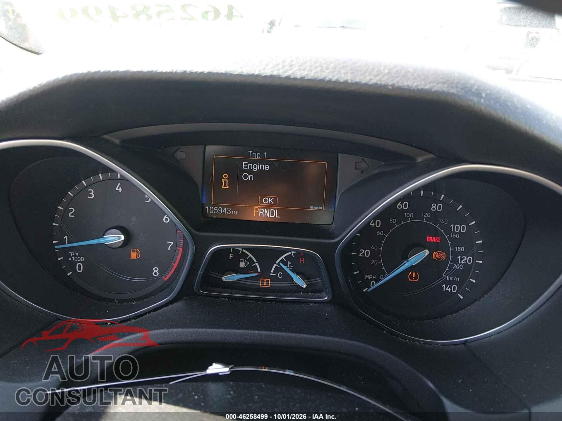 FORD FOCUS 2017 - 1FADP3E21HL264207