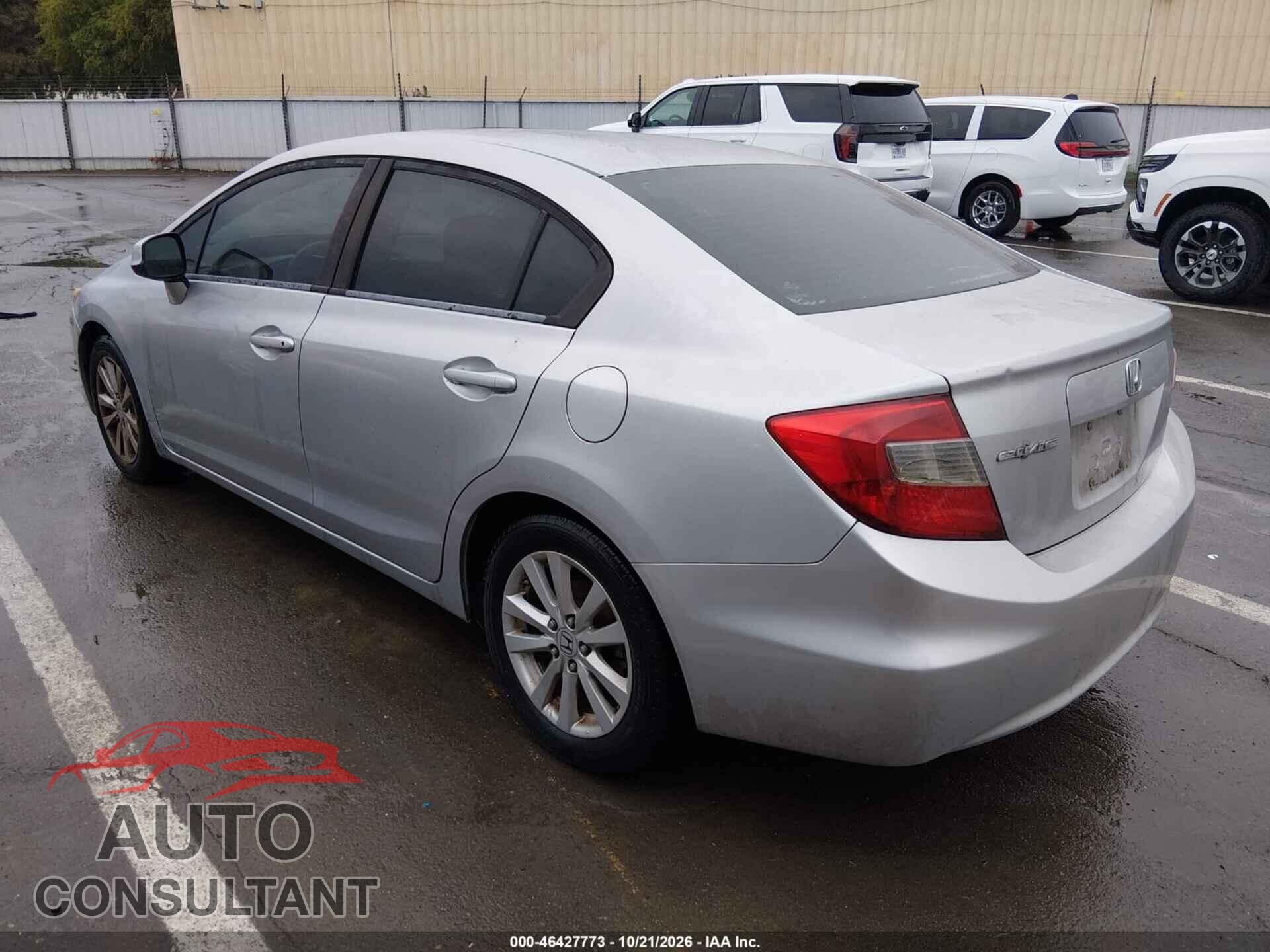 HONDA CIVIC 2012 - 19XFB2F90CE364663