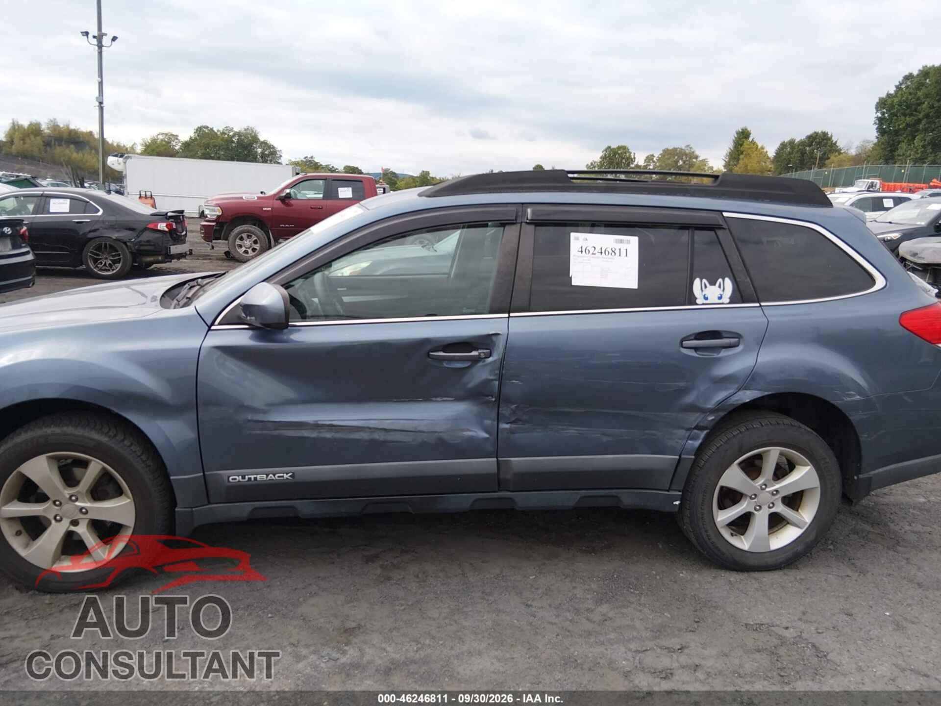 SUBARU OUTBACK 2014 - 4S4BRBCC4E3223630