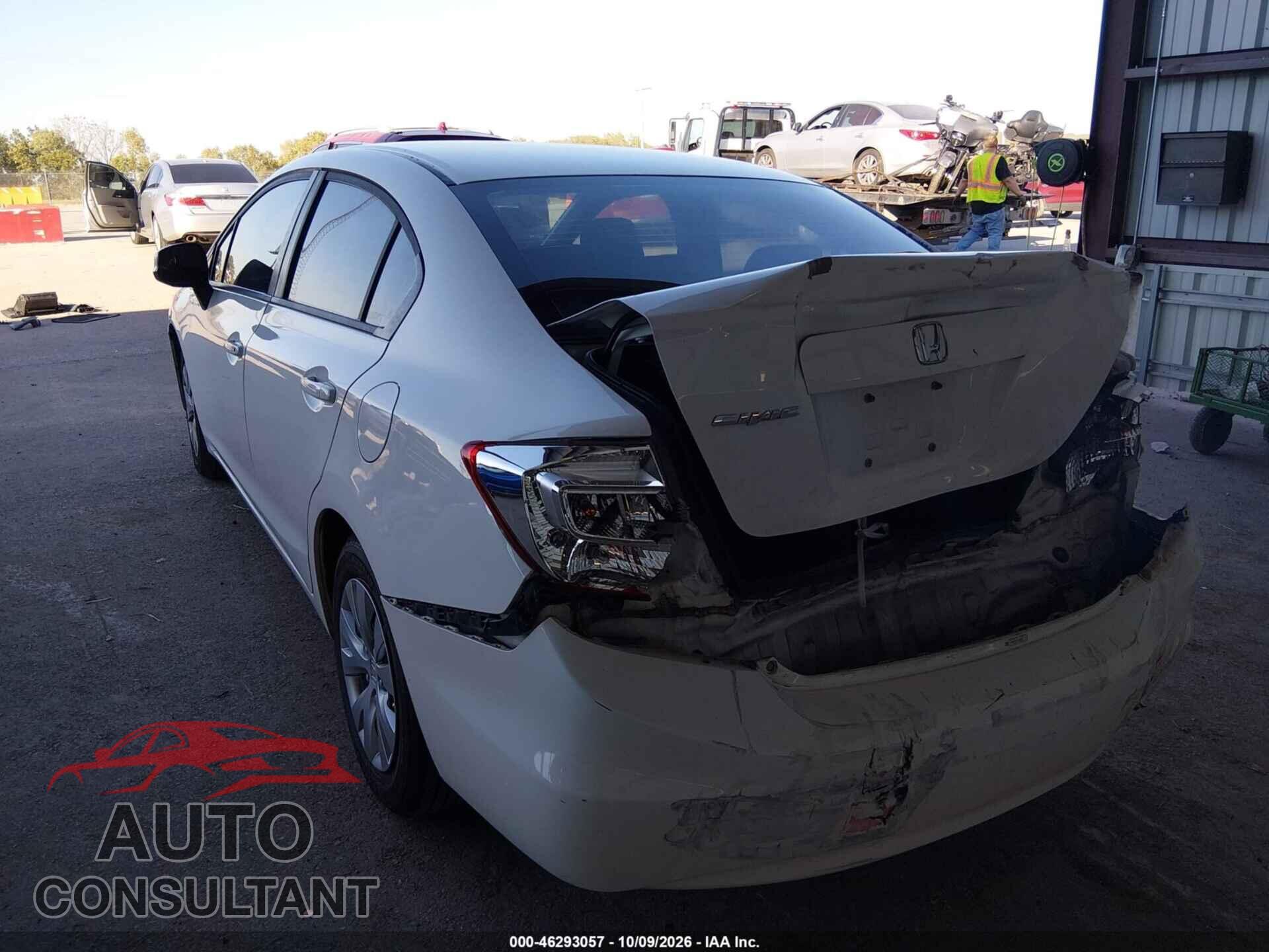 HONDA CIVIC 2012 - 19XFB2F59CE103660