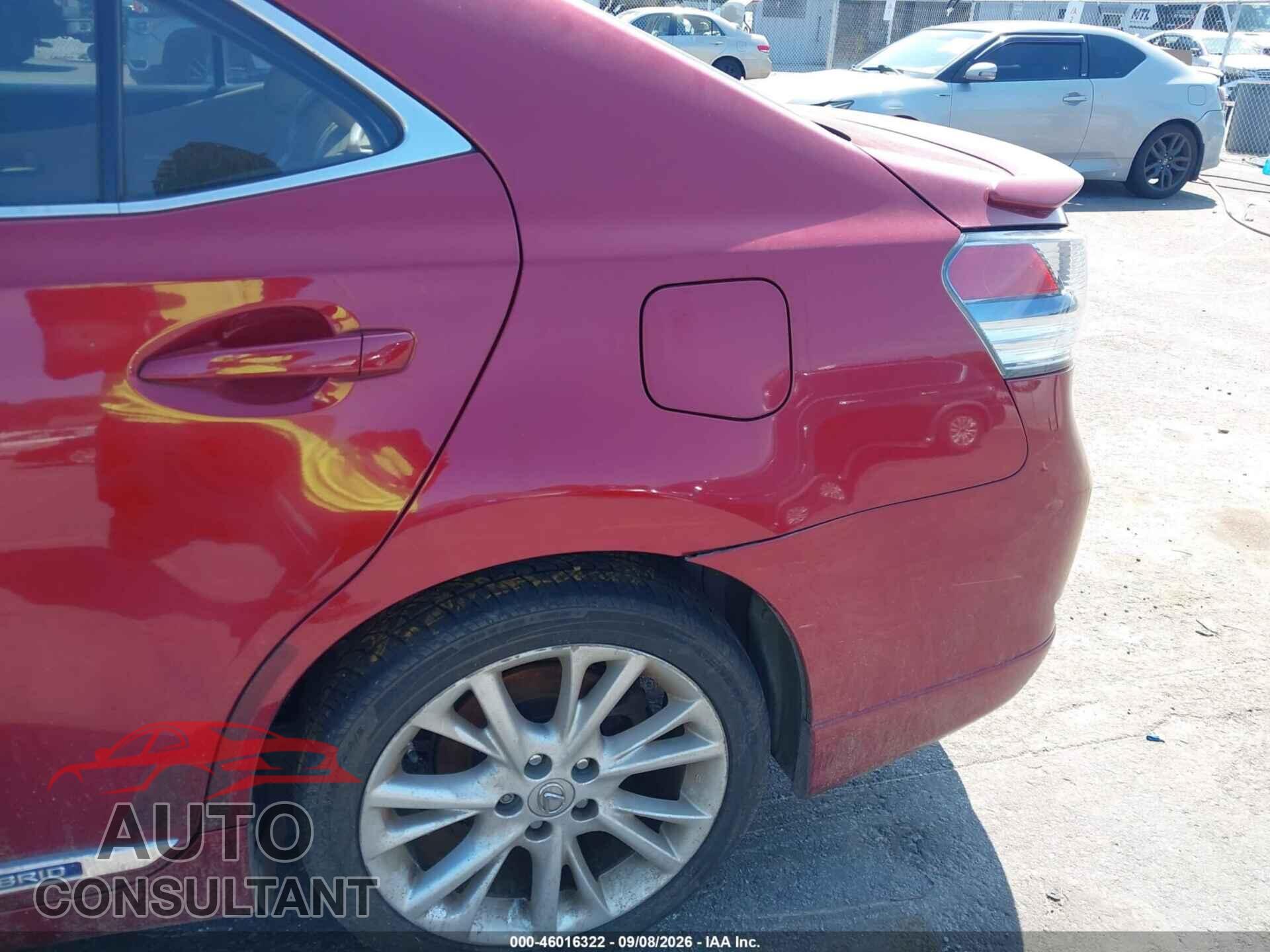 LEXUS HS 250H 2010 - JTHBB1BA2A2033438