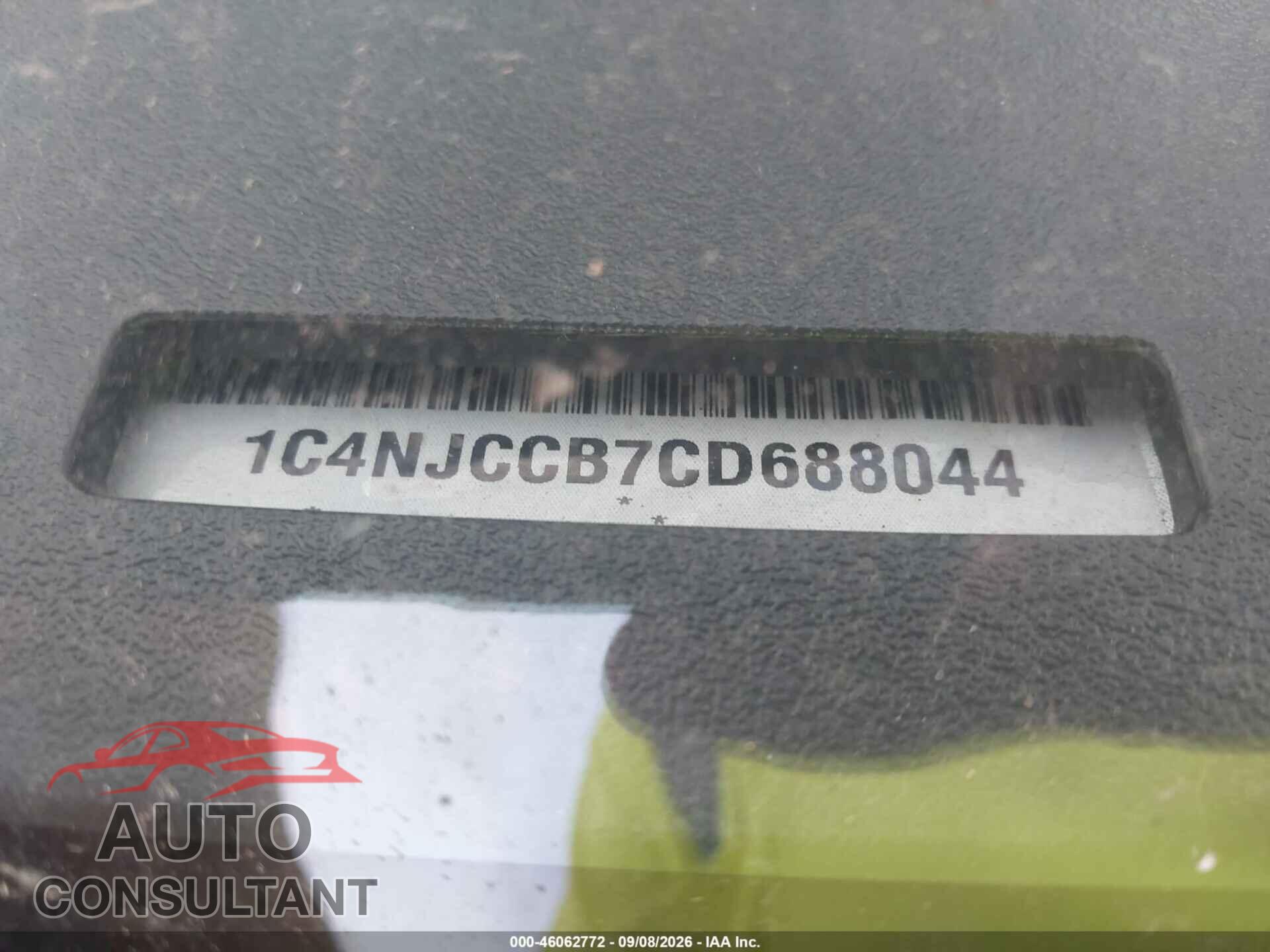 JEEP COMPASS 2012 - 1C4NJCCB7CD688044