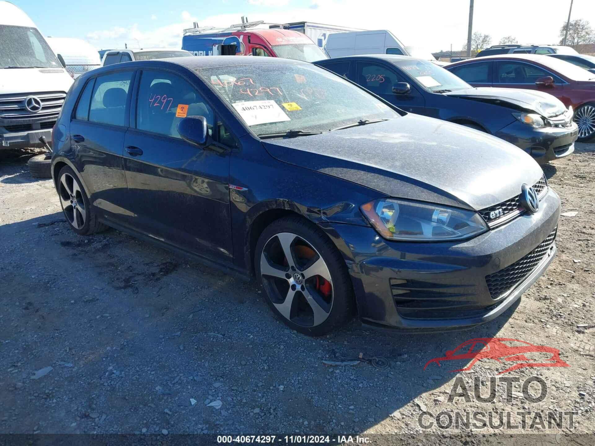 VOLKSWAGEN GOLF GTI 2016 - 3VW4T7AU4GM036765