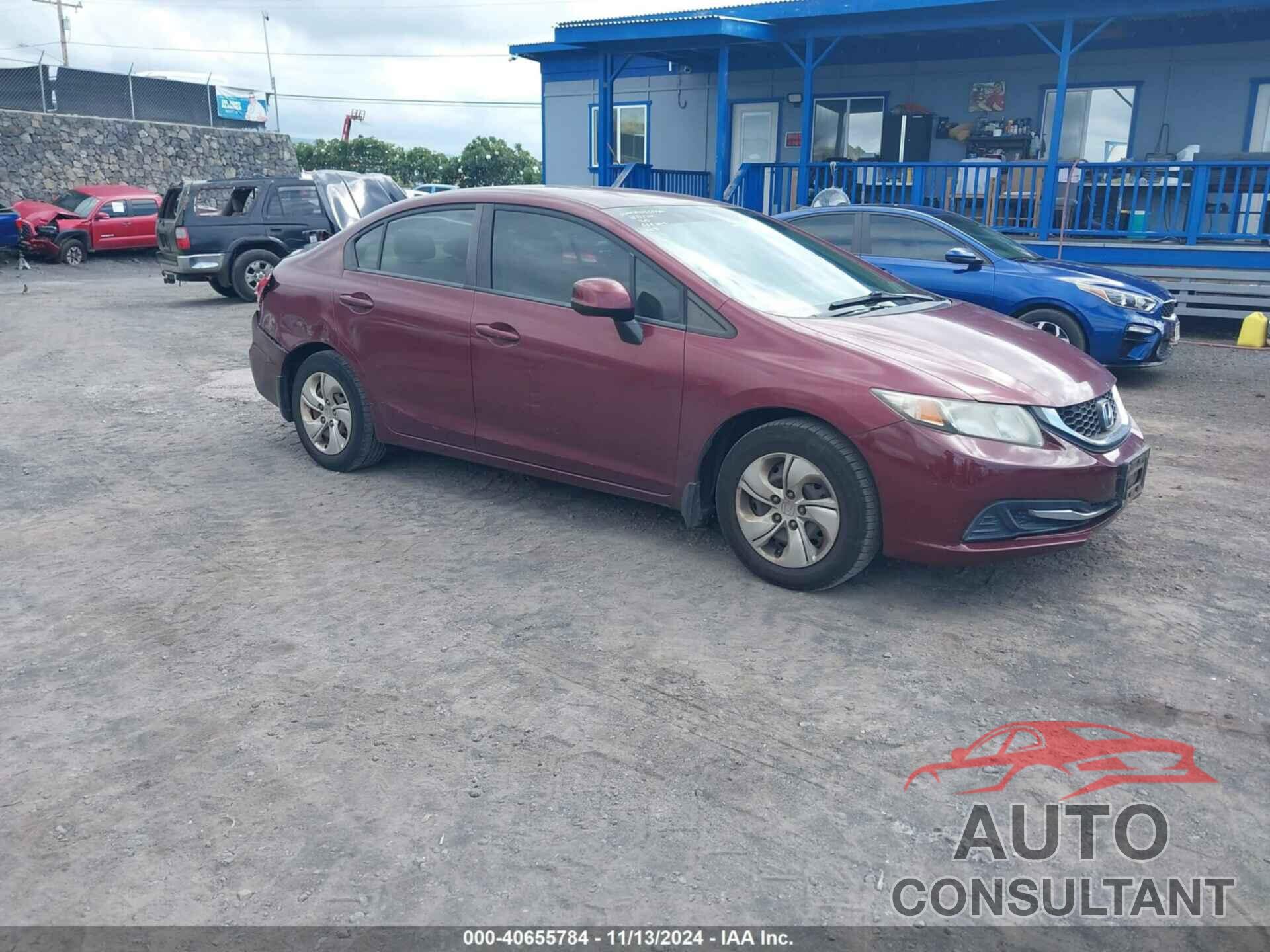 HONDA CIVIC 2013 - 2HGFB2F57DH553413