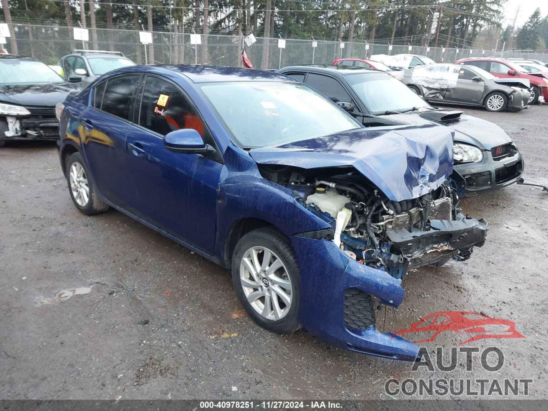 MAZDA MAZDA3 2013 - JM1BL1VP1D1755914