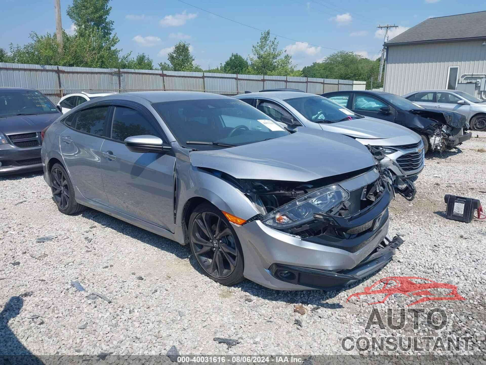HONDA CIVIC 2020 - 19XFC2F82LE030140