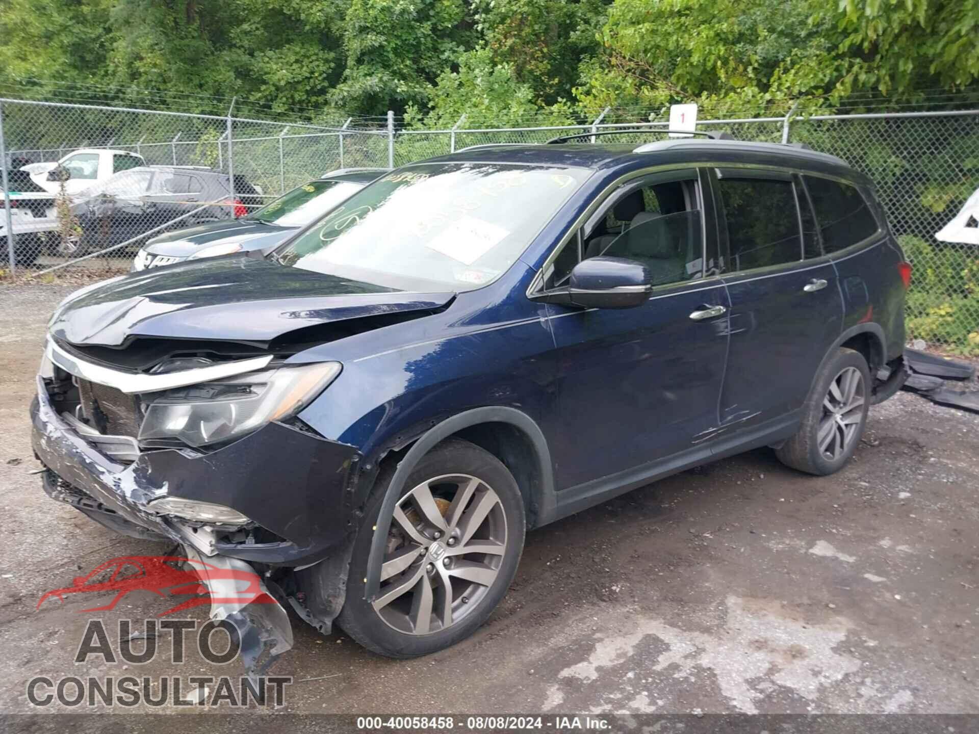 HONDA PILOT 2017 - 5FNYF6H91HB030290