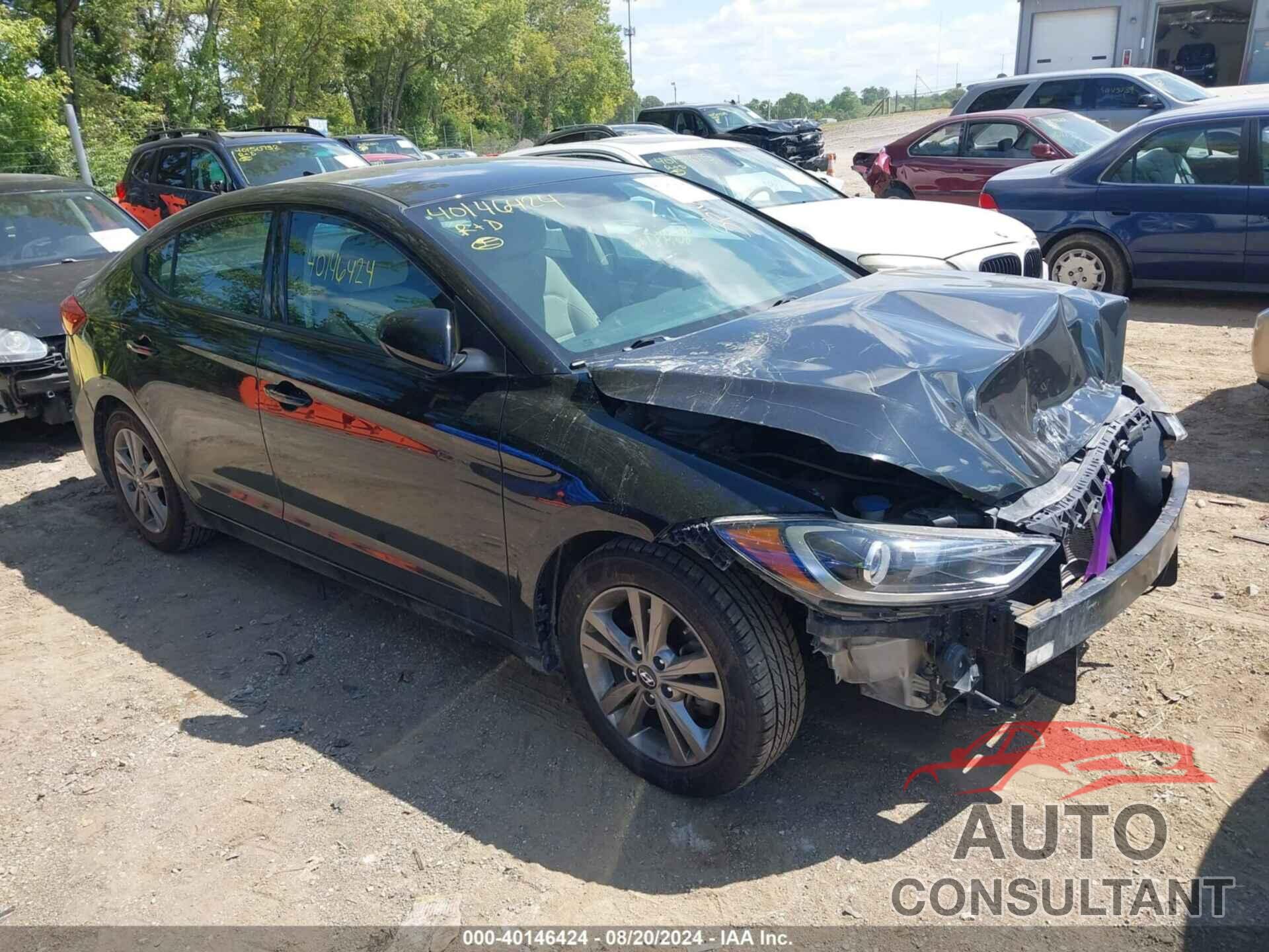 HYUNDAI ELANTRA 2017 - 5NPD84LF6HH092716