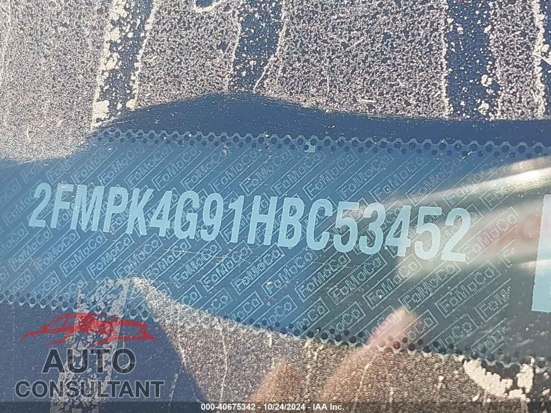 FORD EDGE 2017 - 2FMPK4G91HBC53452