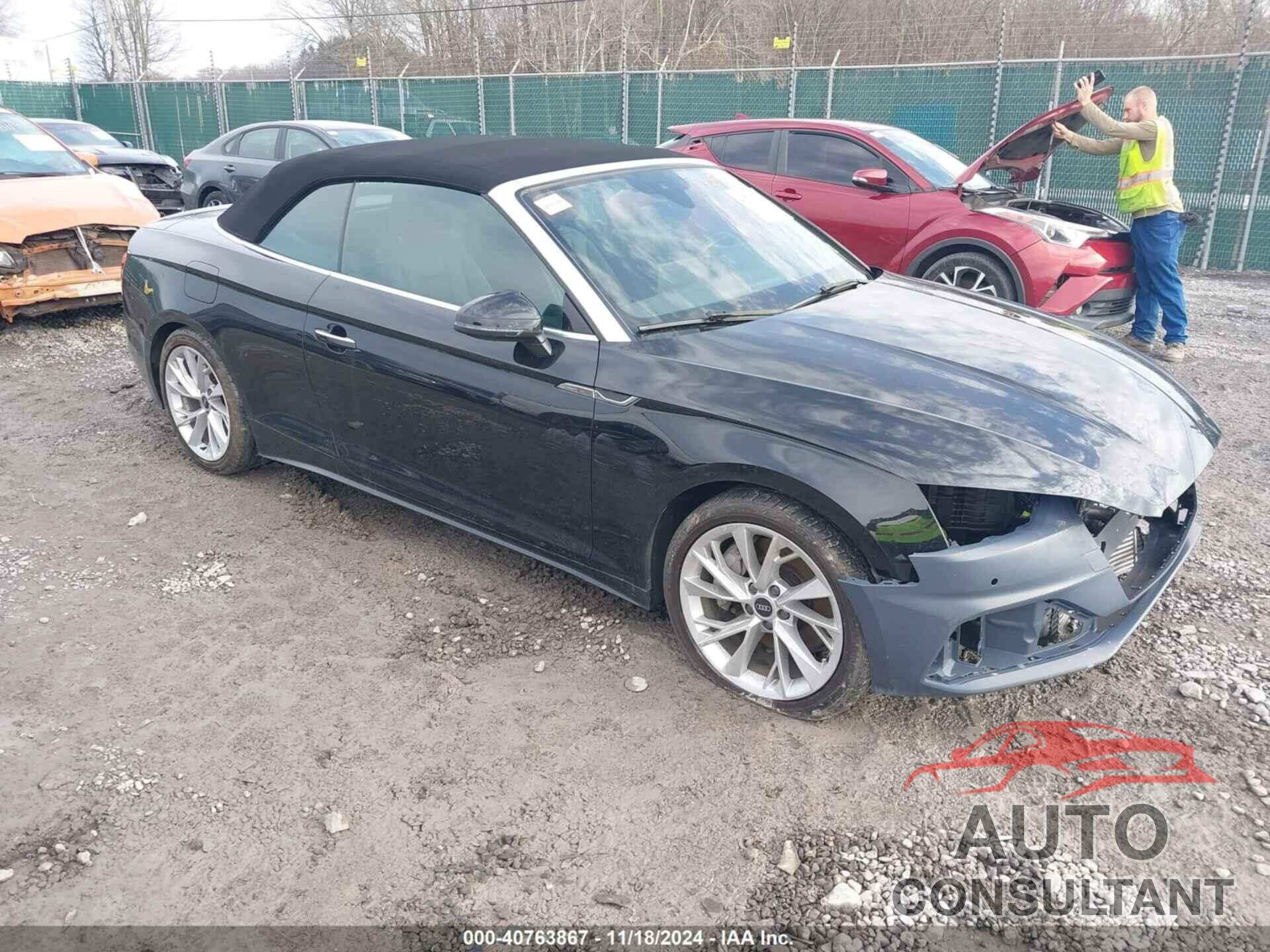 AUDI A5 CABRIOLET 2021 - WAUWAGF53MN002785