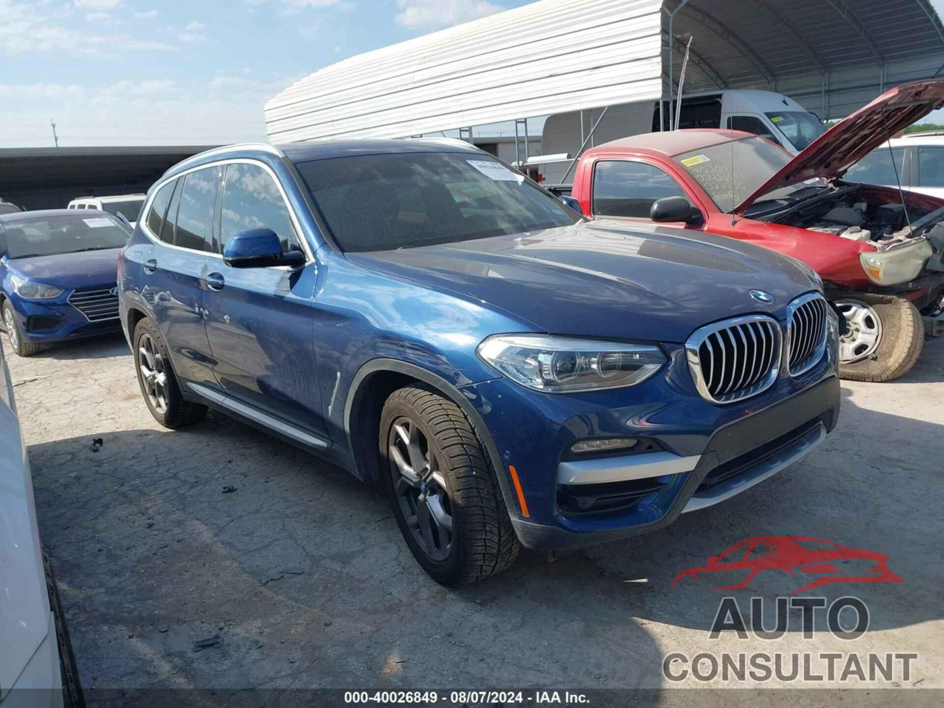 BMW X3 PHEV 2021 - 5UXTS1C00M9F26155