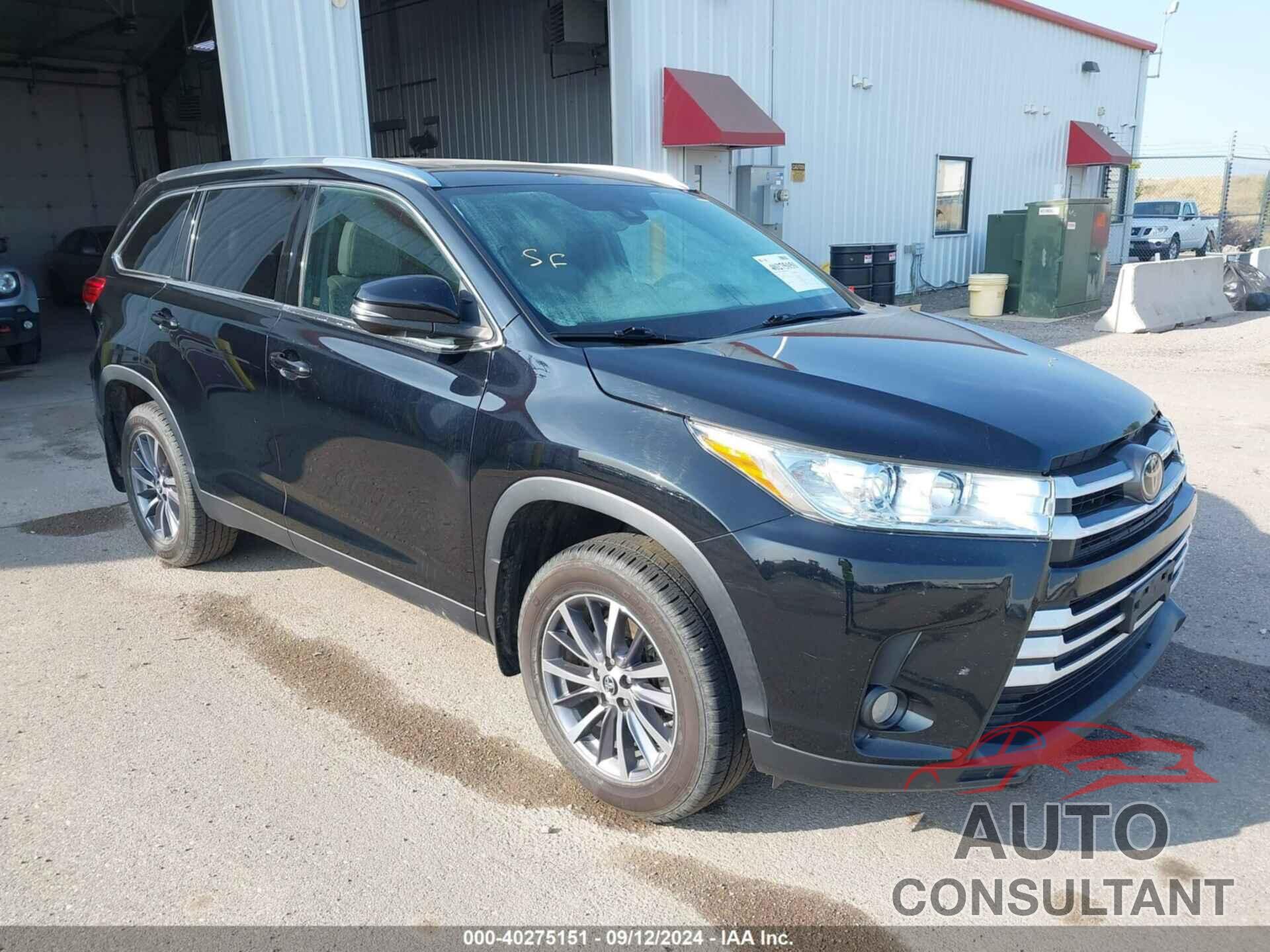 TOYOTA HIGHLANDER 2019 - 5TDJZRFH7KS565079