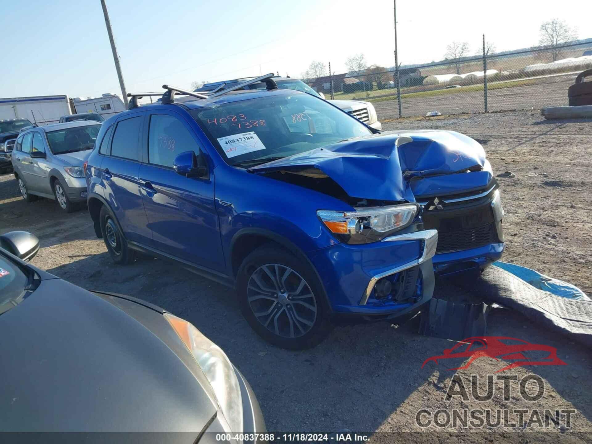 MITSUBISHI OUTLANDER SPORT 2019 - JA4AP3AU5KU008264