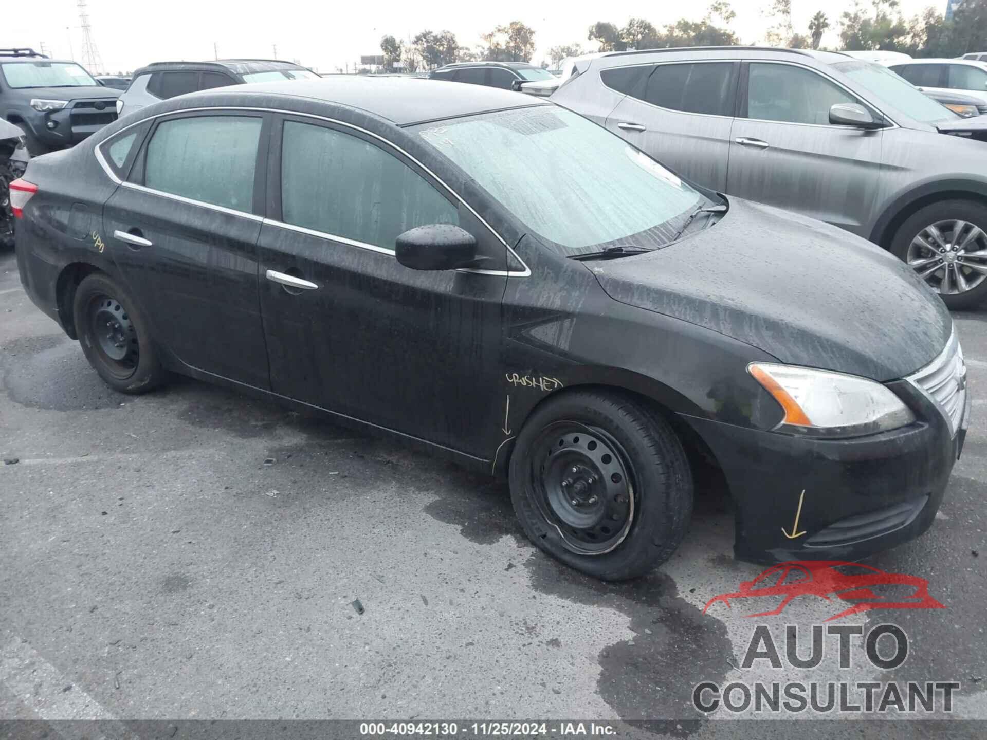 NISSAN SENTRA 2013 - 1N4AB7AP7DN900749