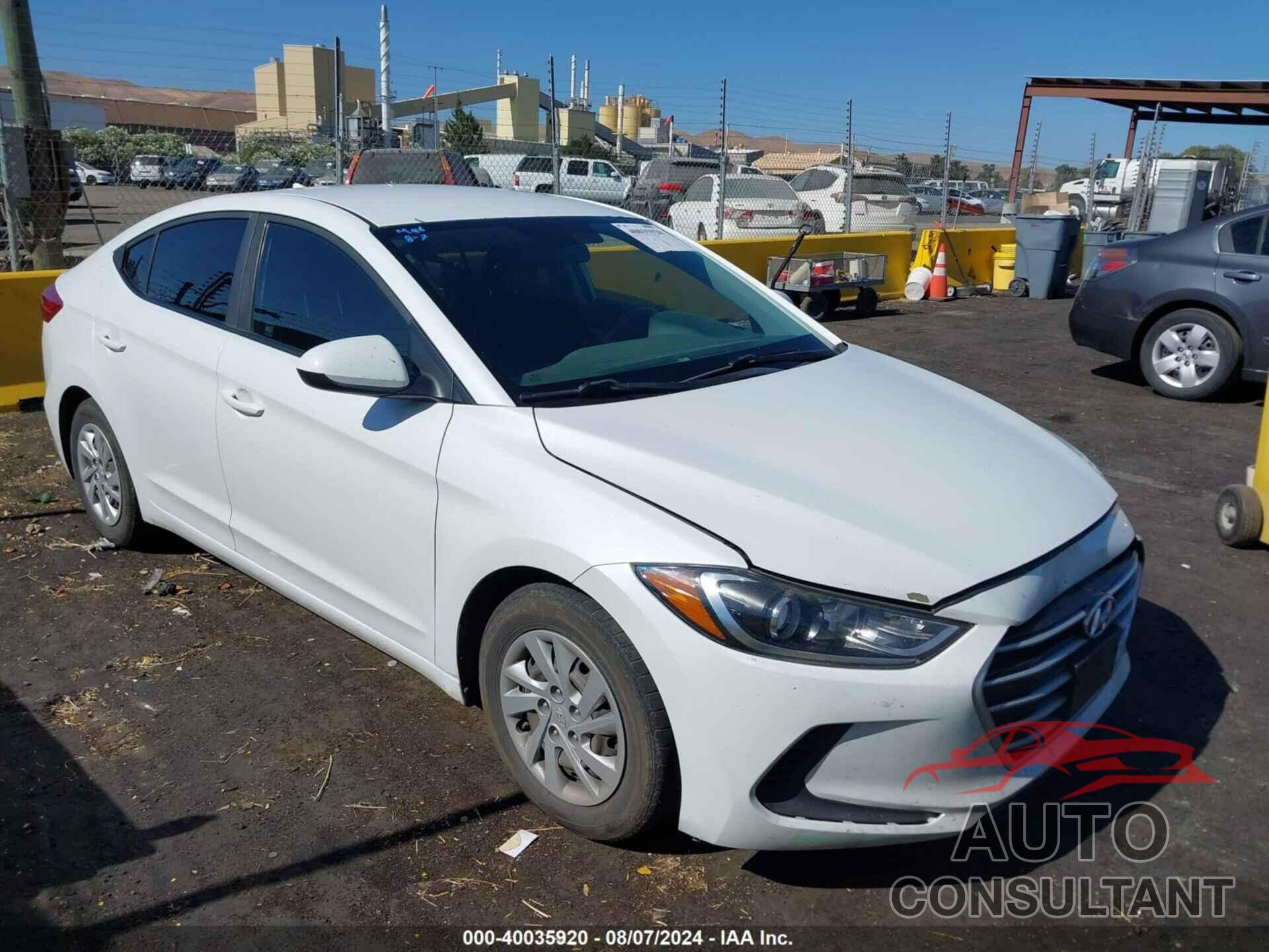 HYUNDAI ELANTRA 2018 - 5NPD74LF2JH395050