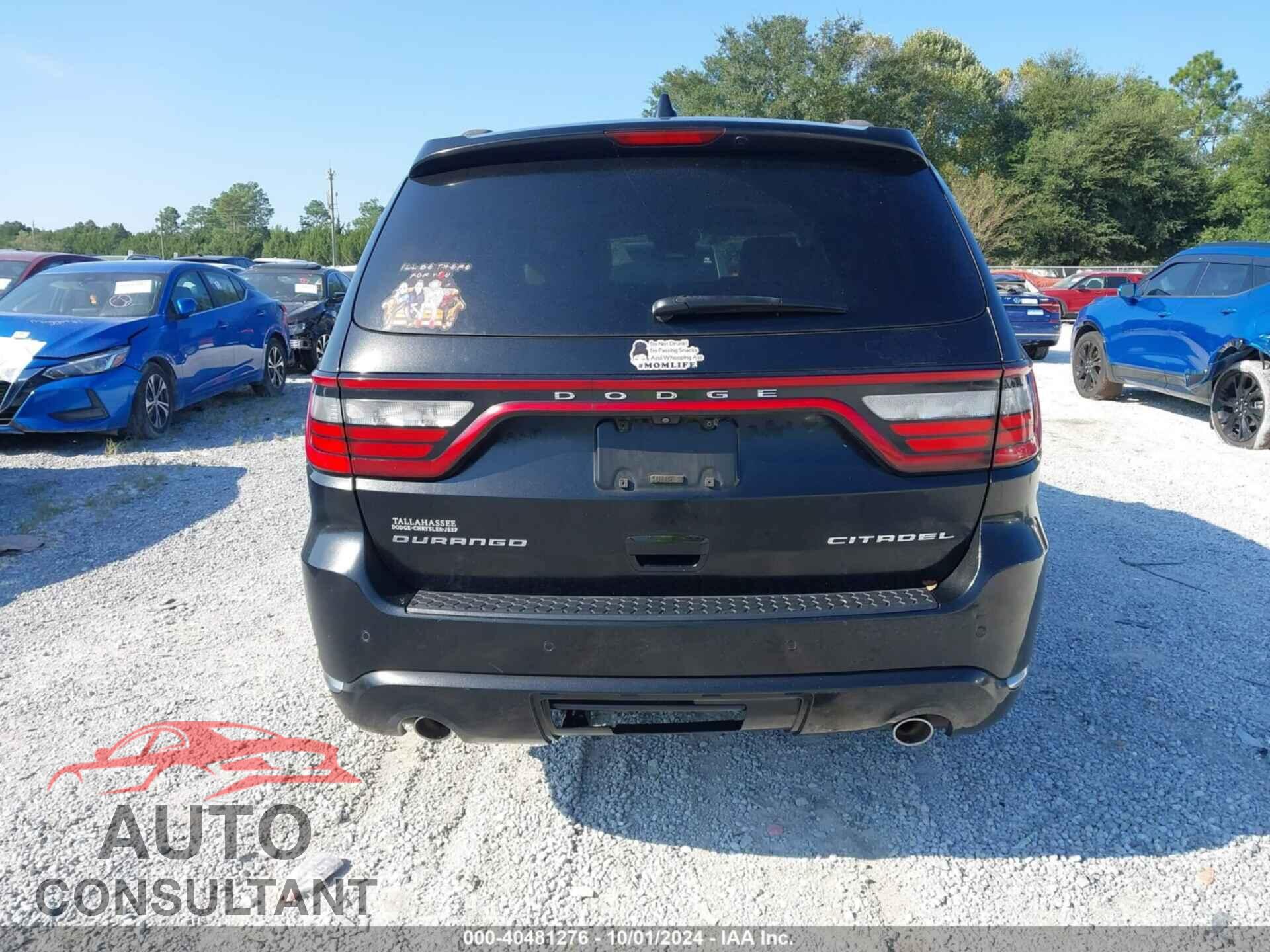 DODGE DURANGO 2017 - 1C4RDHEG2HC636445