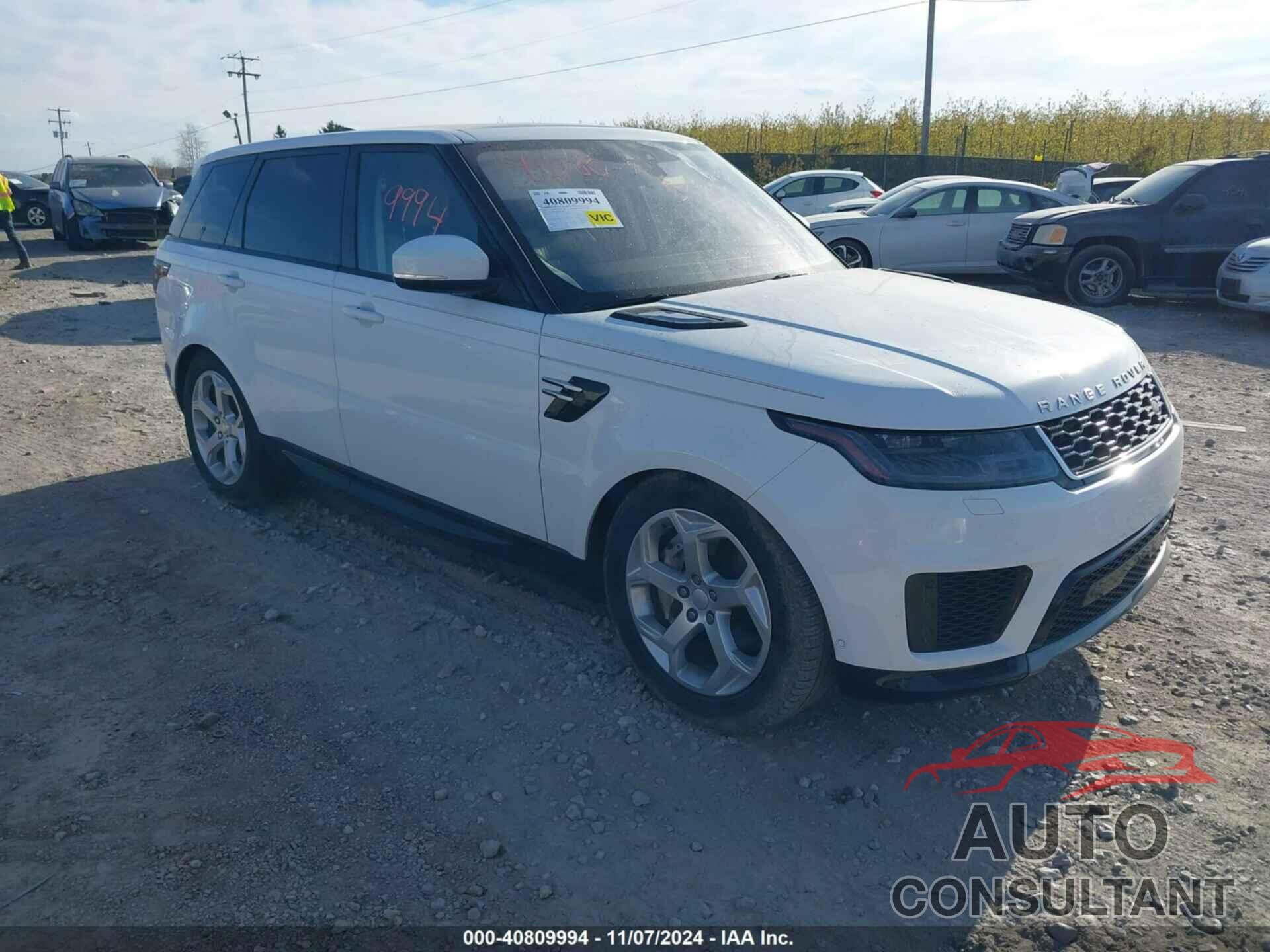 LAND ROVER RANGE ROVER SPORT 2018 - SALWR2RV6JA699374