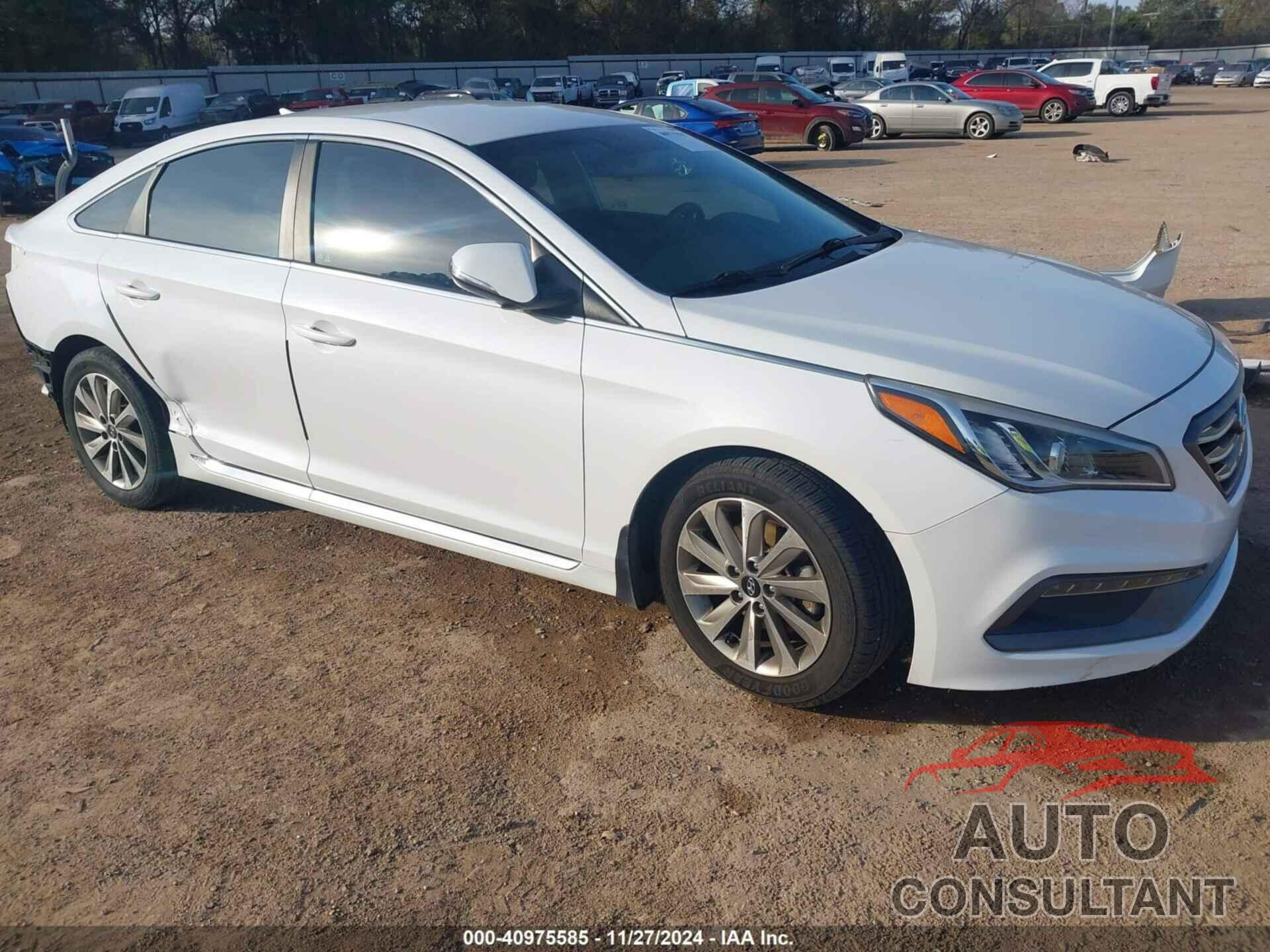 HYUNDAI SONATA 2017 - 5NPE34AF1HH465439