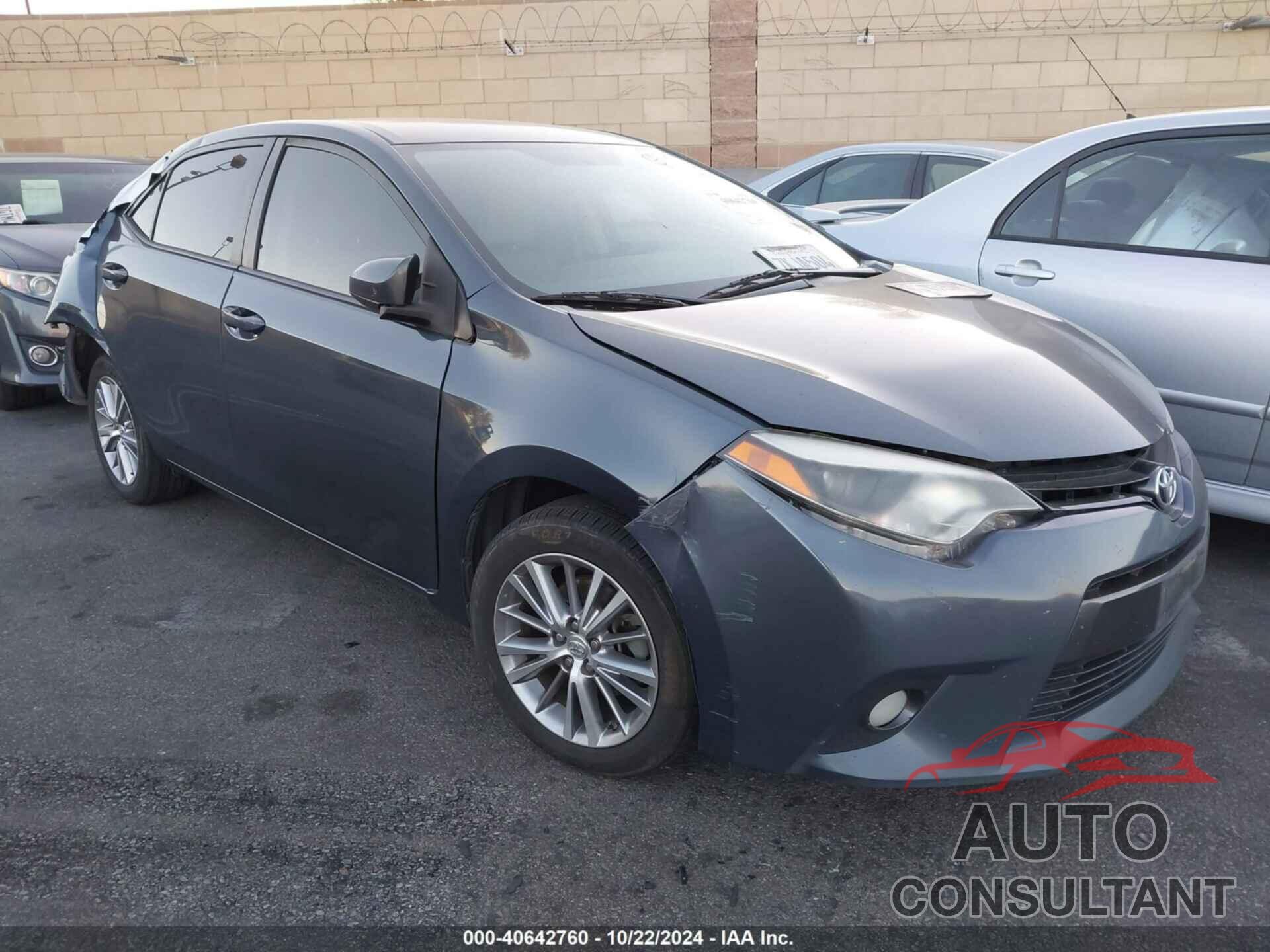 TOYOTA COROLLA 2015 - 5YFBURHE0FP270216