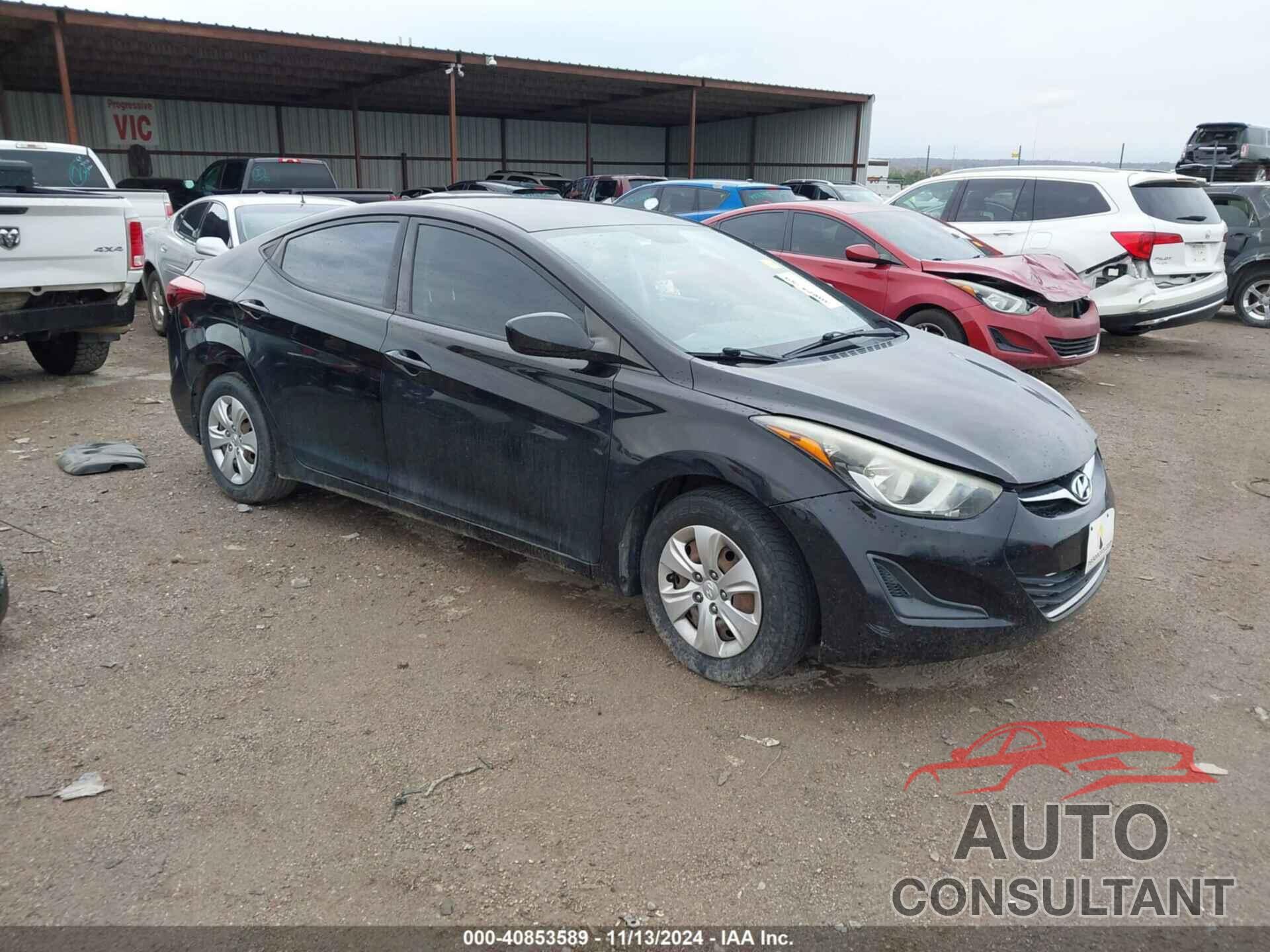 HYUNDAI ELANTRA 2016 - KMHDH4AE0GU545688