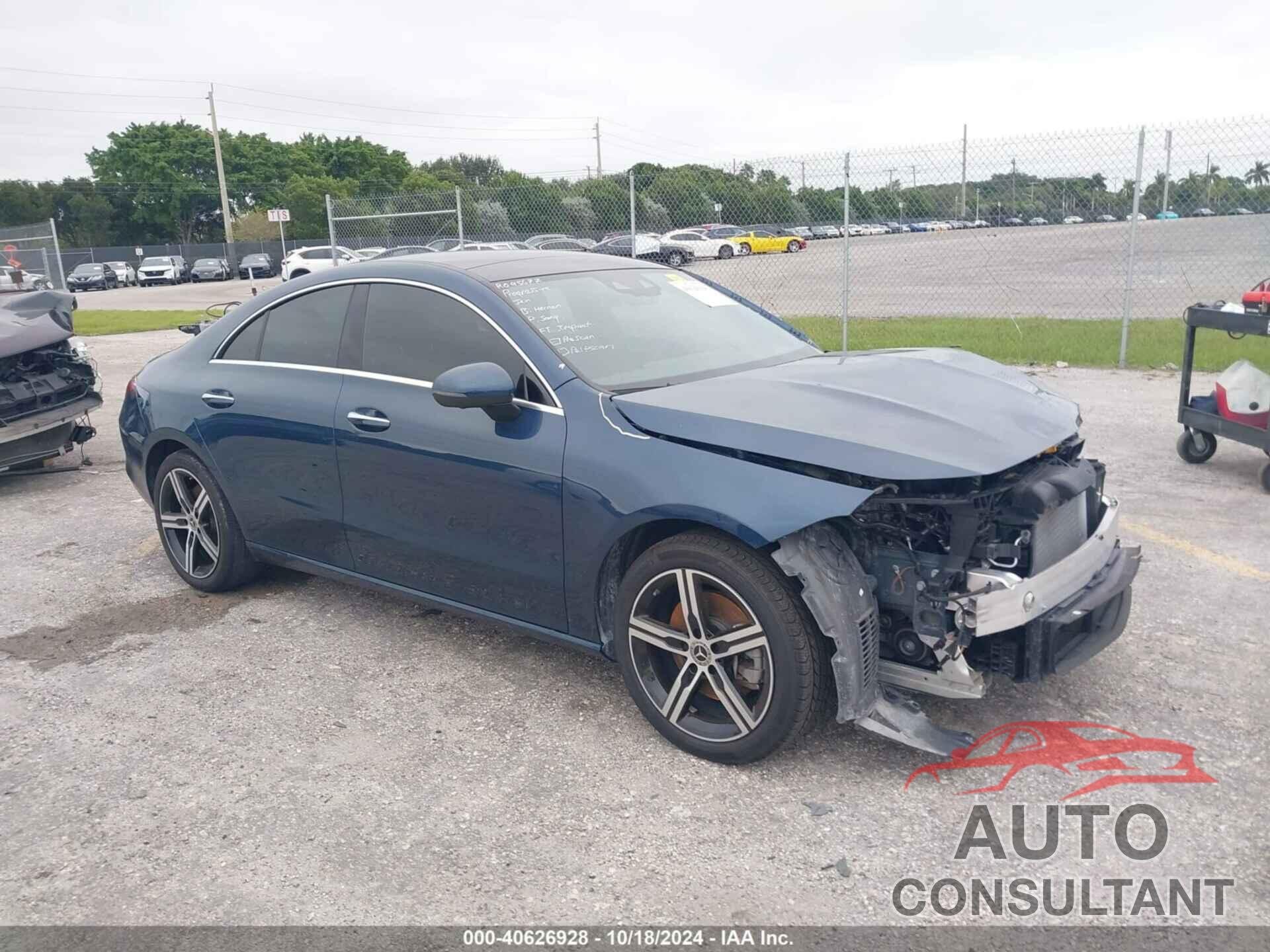 MERCEDES-BENZ CLA 250 COUPE 2022 - W1K5J4HB6NN290812