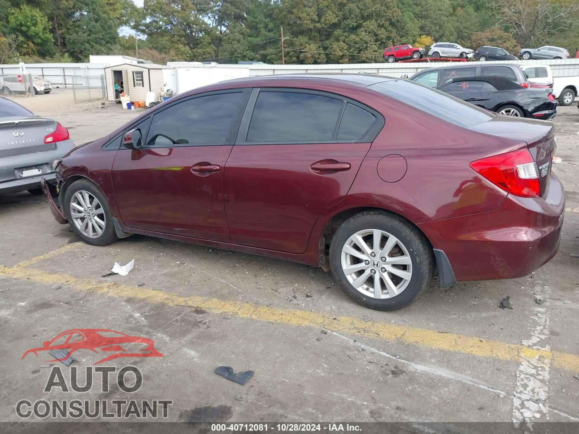 HONDA CIVIC 2012 - 19XFB2F85CE059201