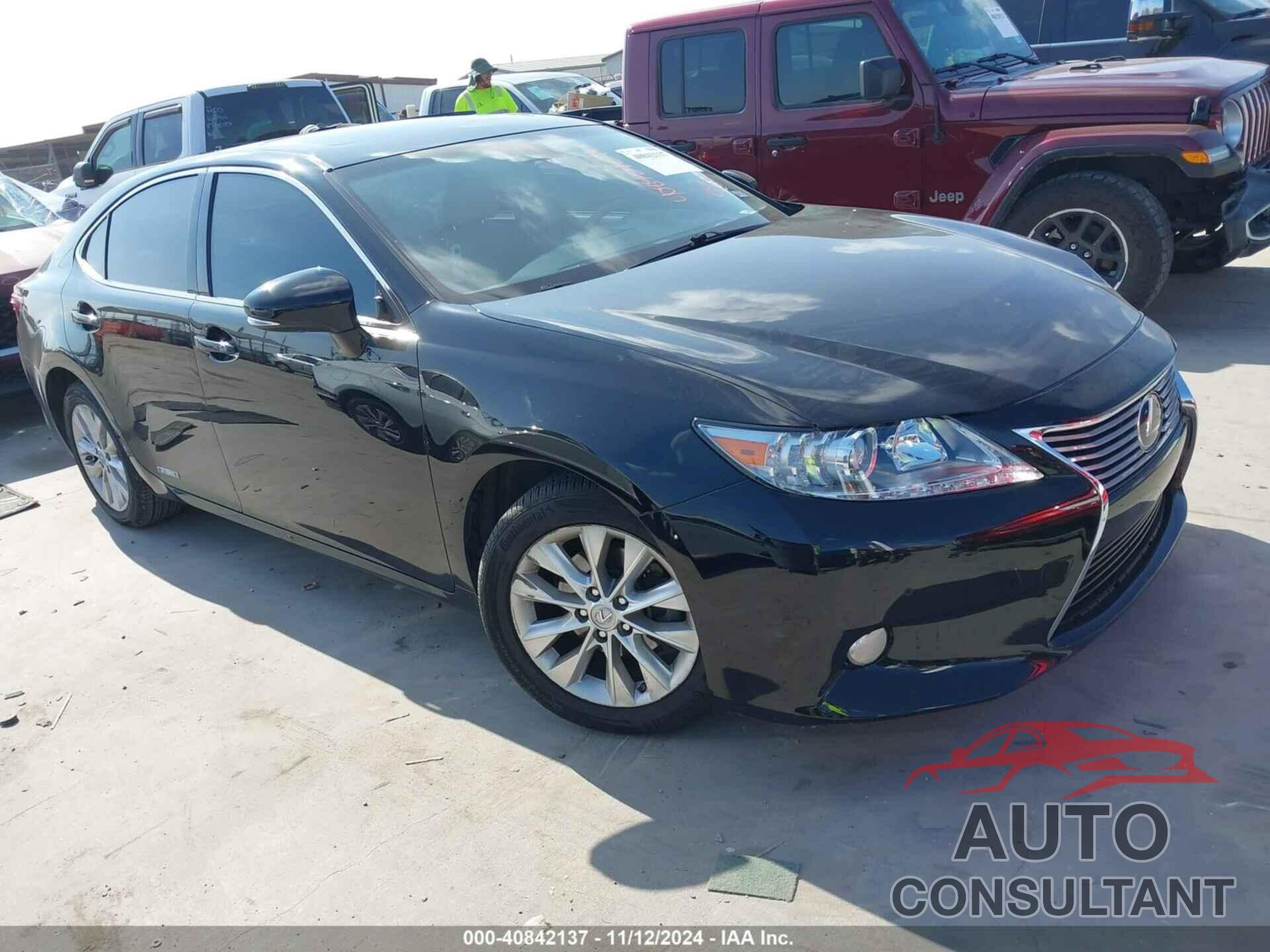 LEXUS ES 300H 2013 - JTHBW1GG8D2021784