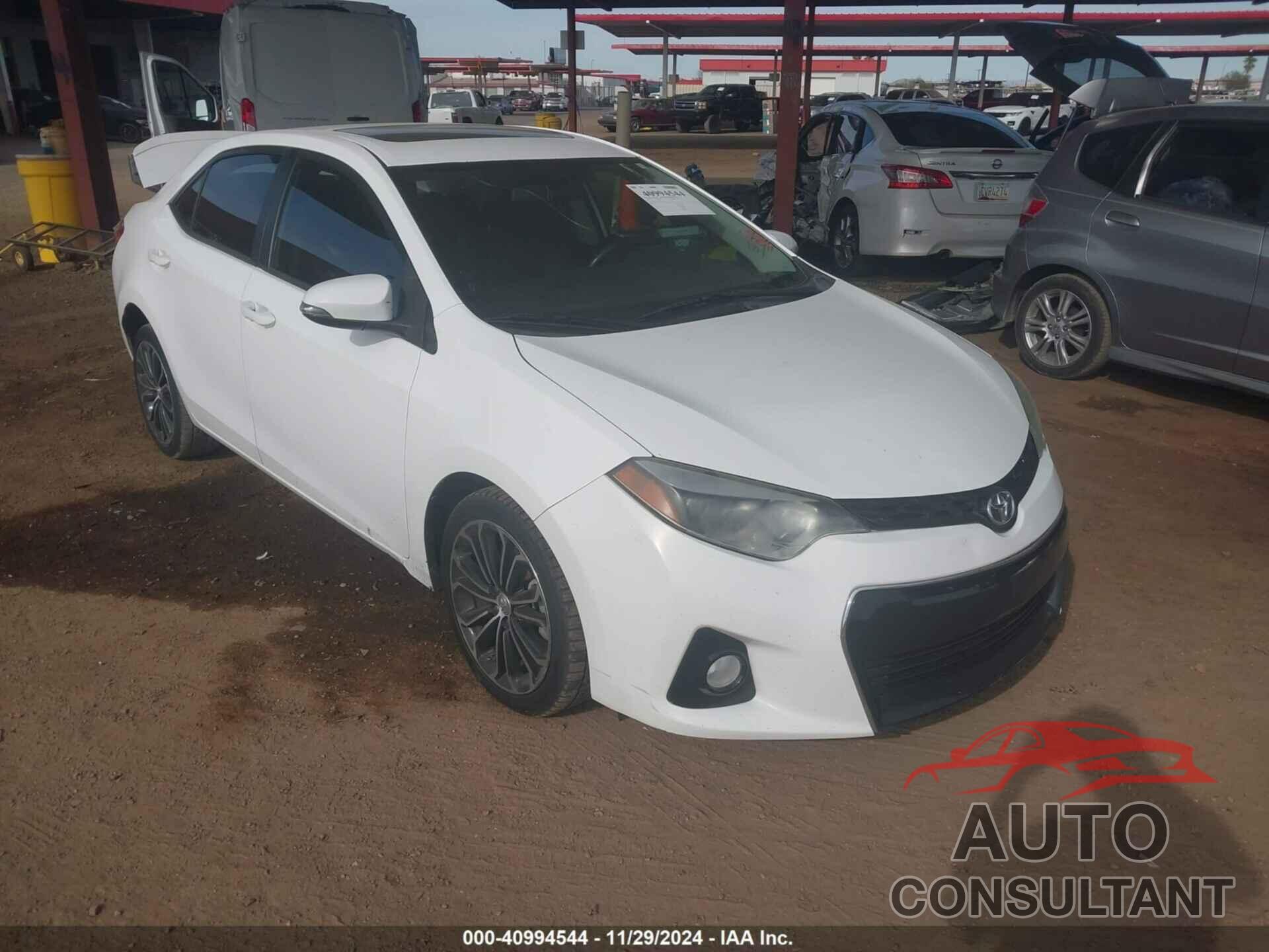 TOYOTA COROLLA 2016 - 2T1BURHE7GC614254