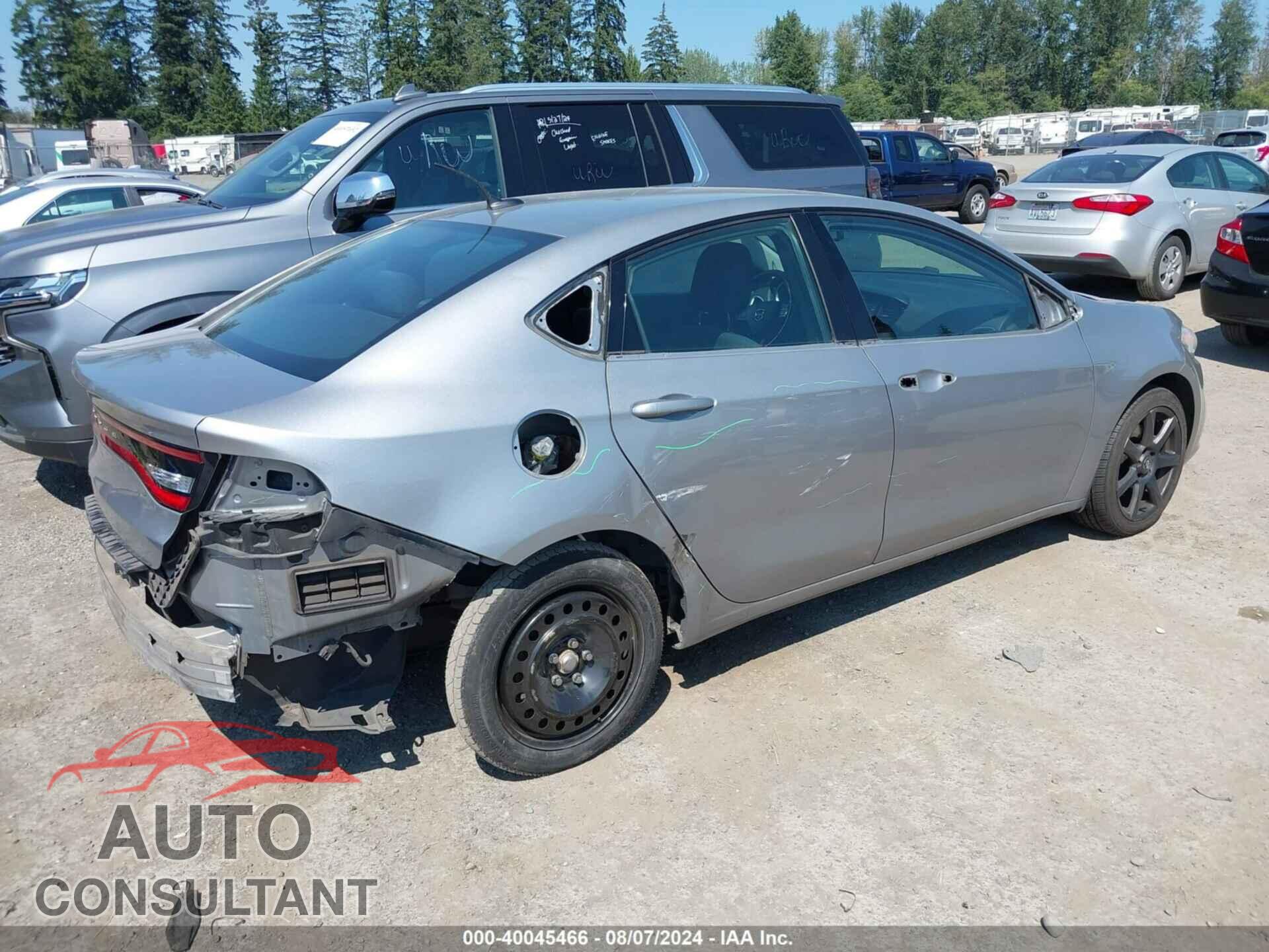 DODGE DART 2016 - 1C3CDFFA2GD821712