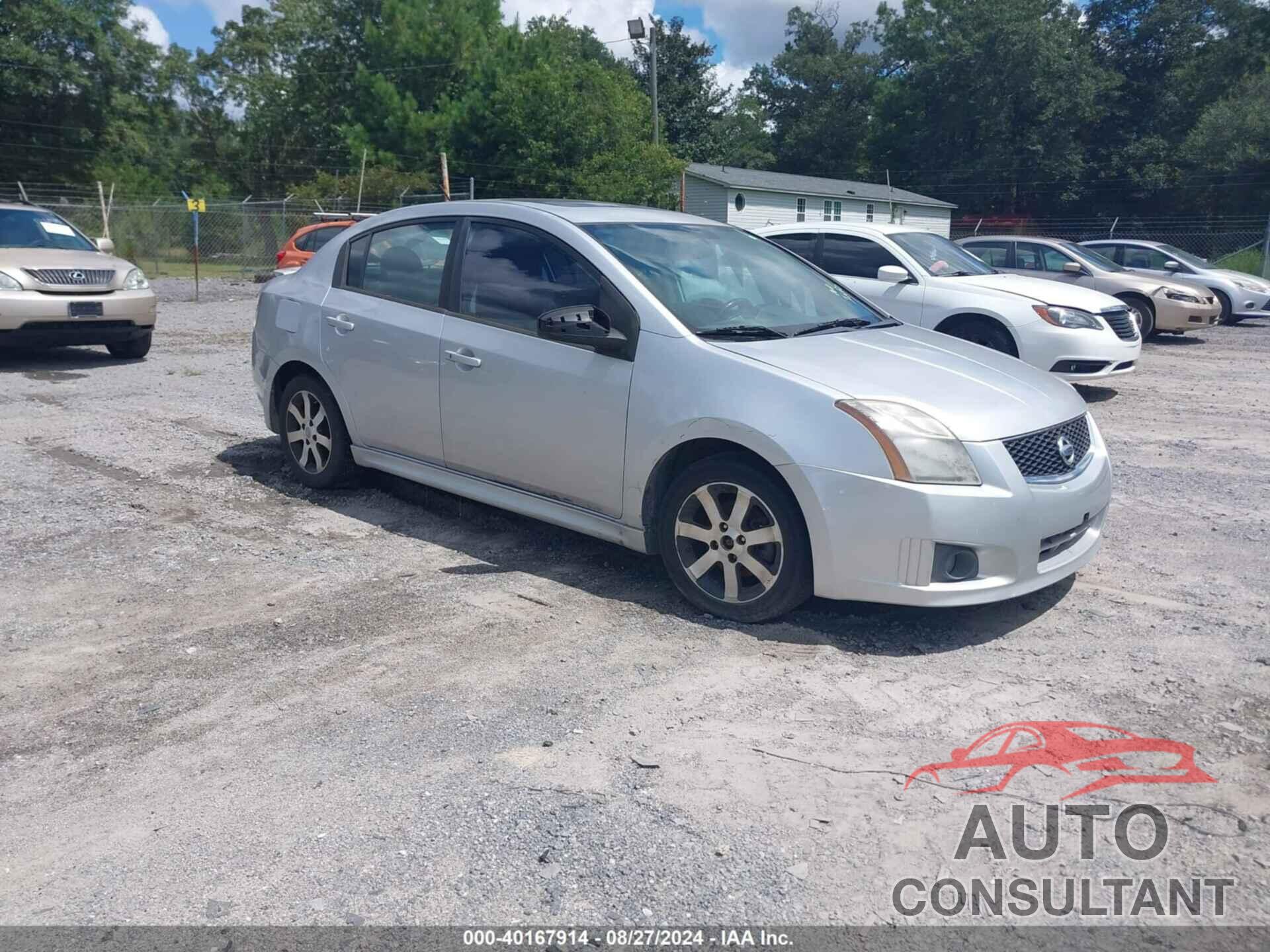 NISSAN SENTRA 2012 - 3N1AB6AP9CL623348