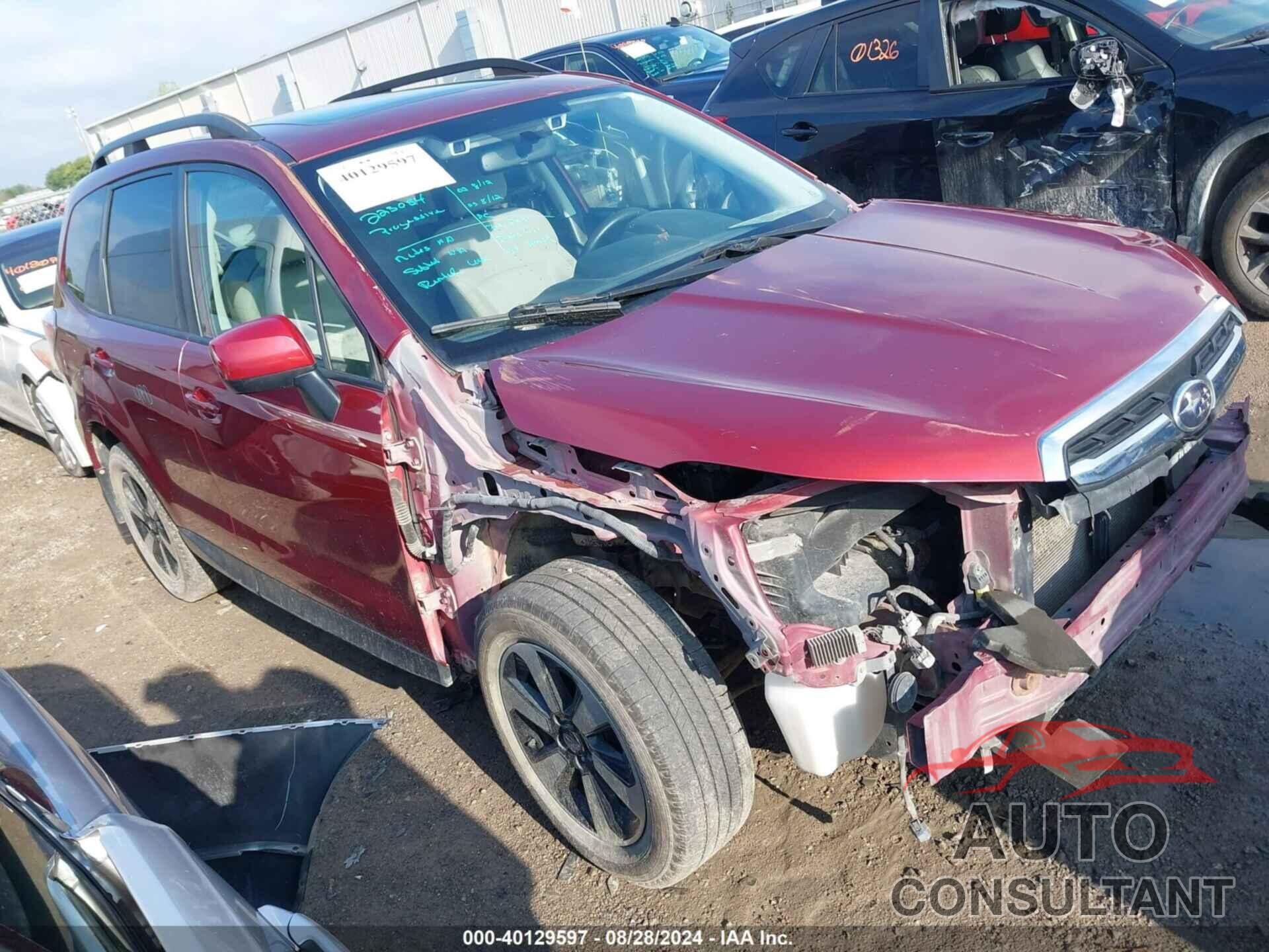 SUBARU FORESTER 2018 - JF2SJAGC5JH605826