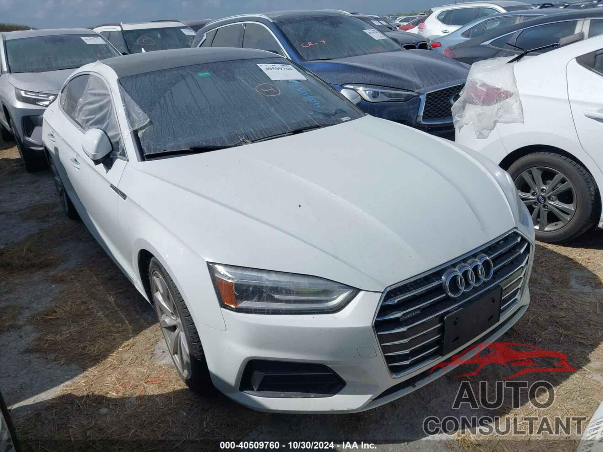 AUDI A5 2018 - WAUANCF5XJA132234