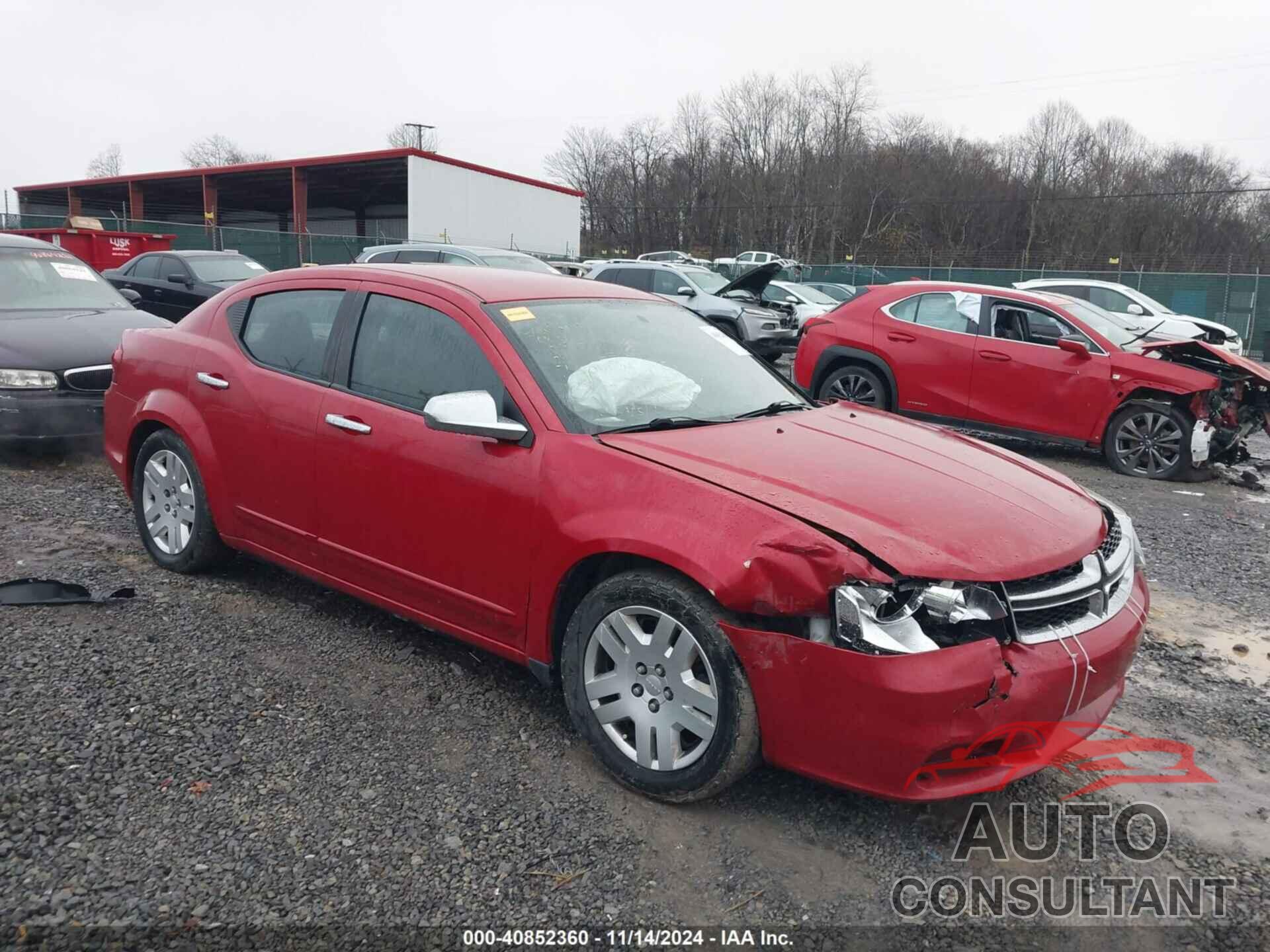 DODGE AVENGER 2013 - 1C3CDZAB1DN590521