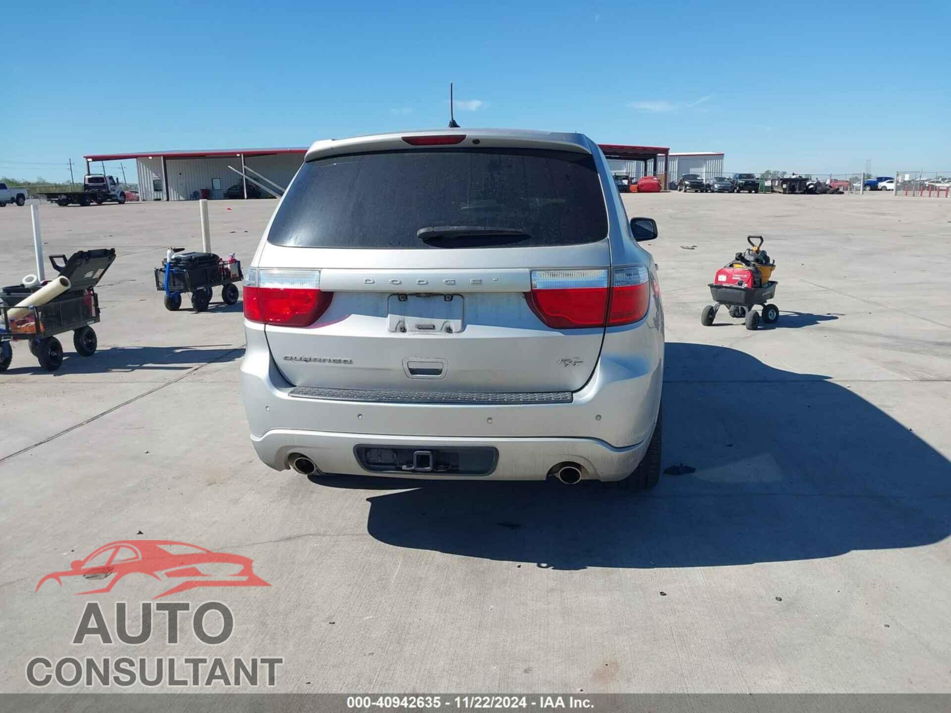 DODGE DURANGO 2011 - 1D4SD6GT8BC682324