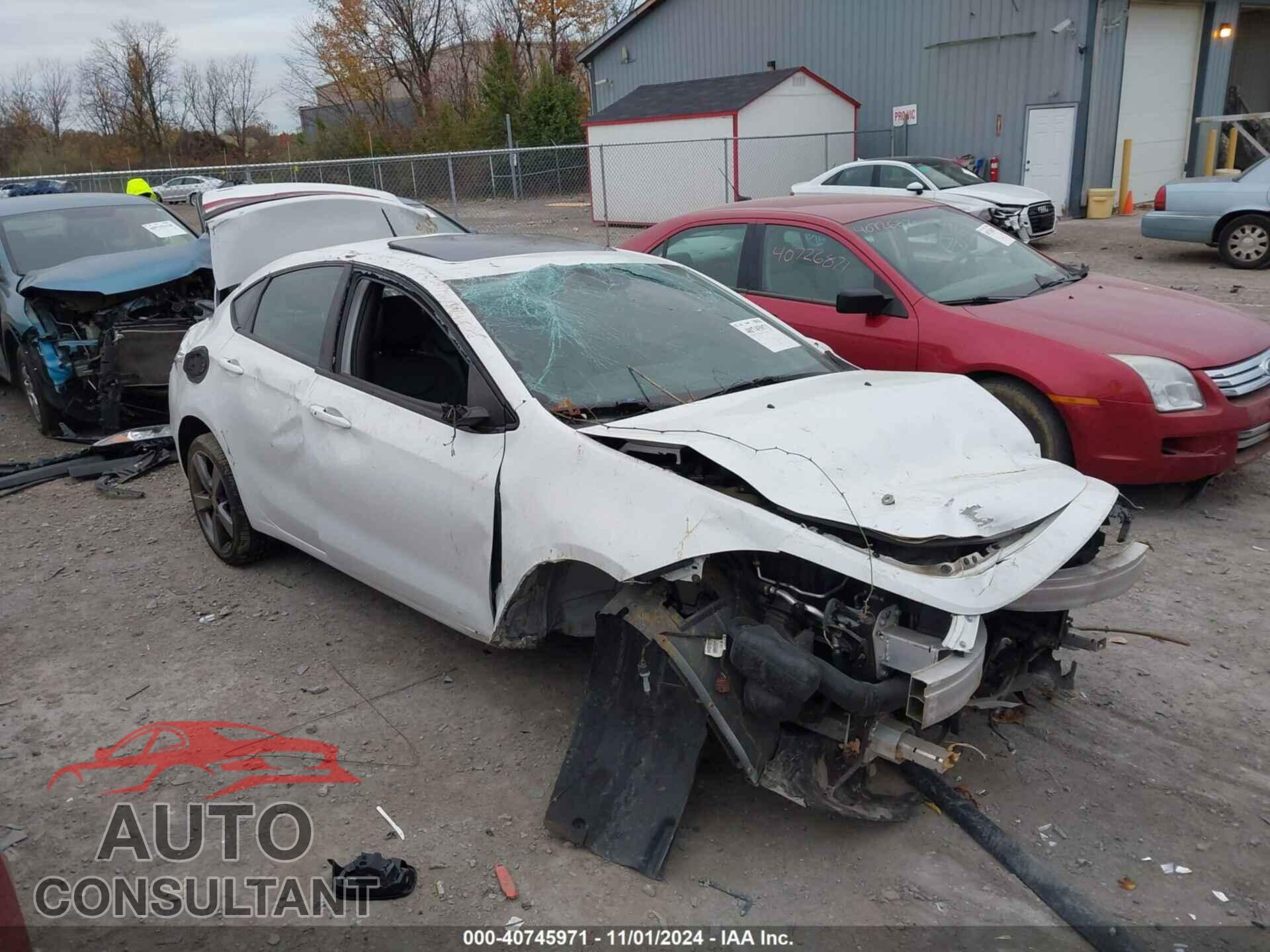 DODGE DART 2015 - 1C3CDFEB2FD252627