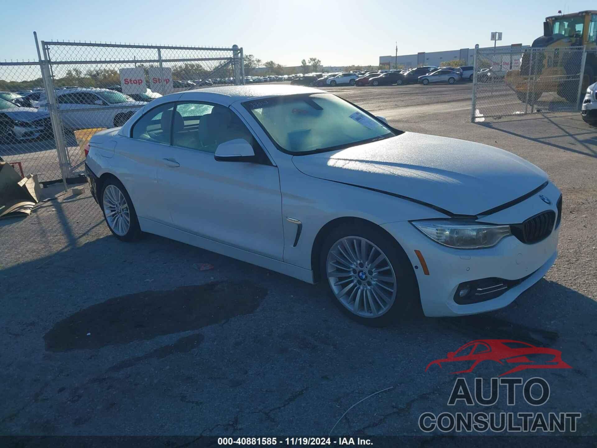 BMW 428I 2015 - WBA3V5C51FP753956